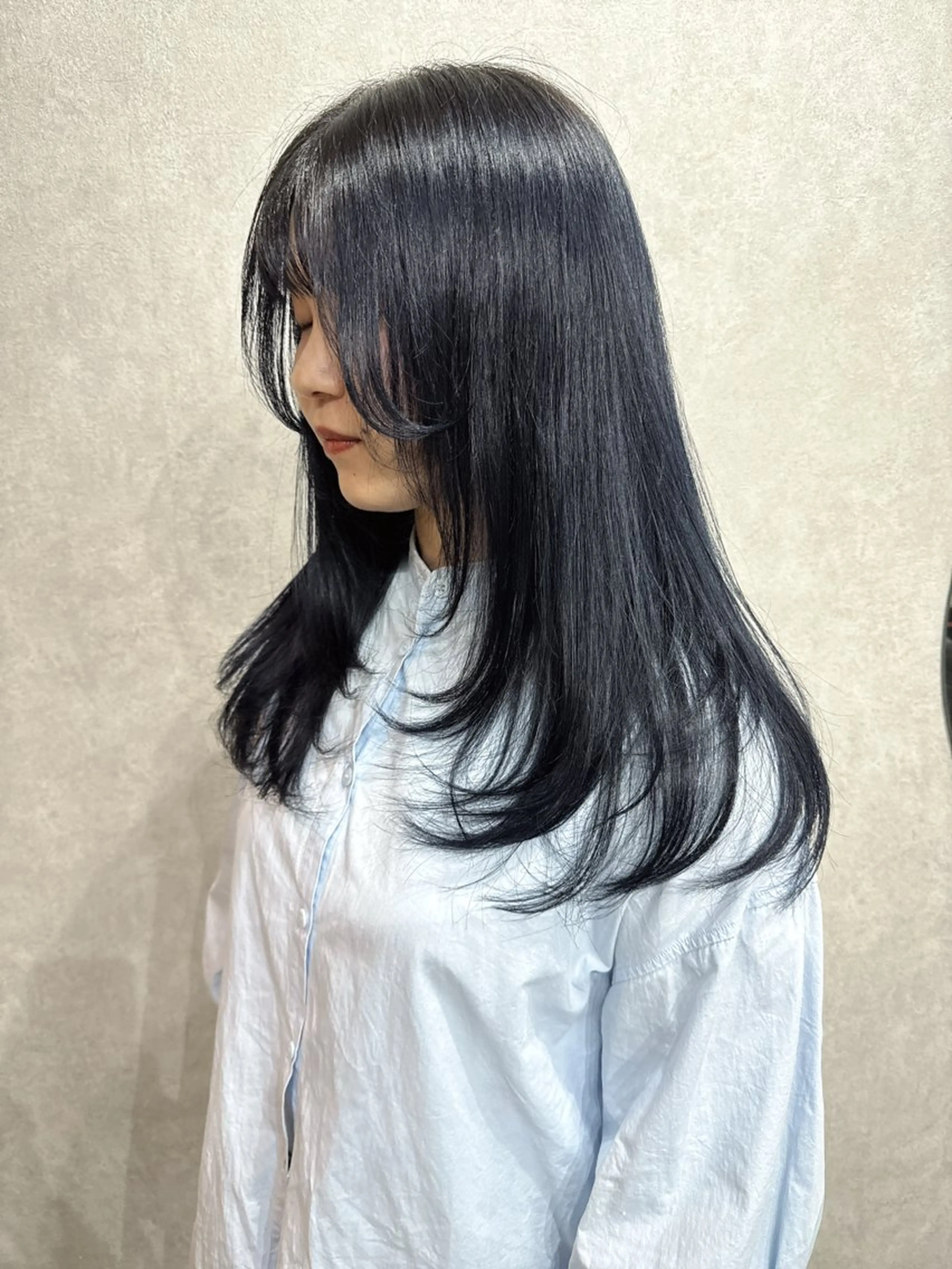 ロング カラー レイヤーカット AIRI layer cut hairのヘアスタイル