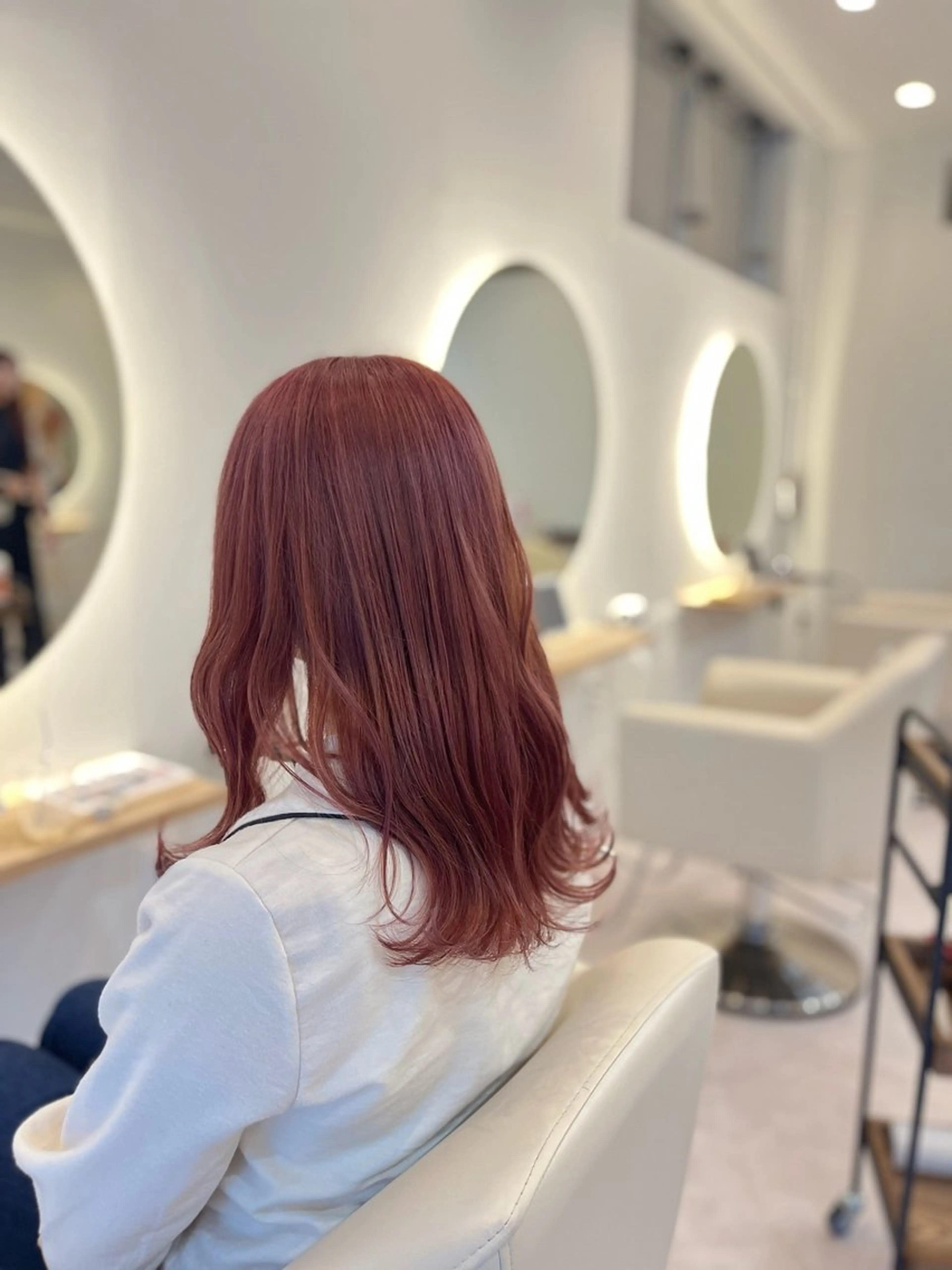 3回来店まで使える💁【ミニモ学割】ケアブリーチ＋カラー＋超音波トリートメントの写真