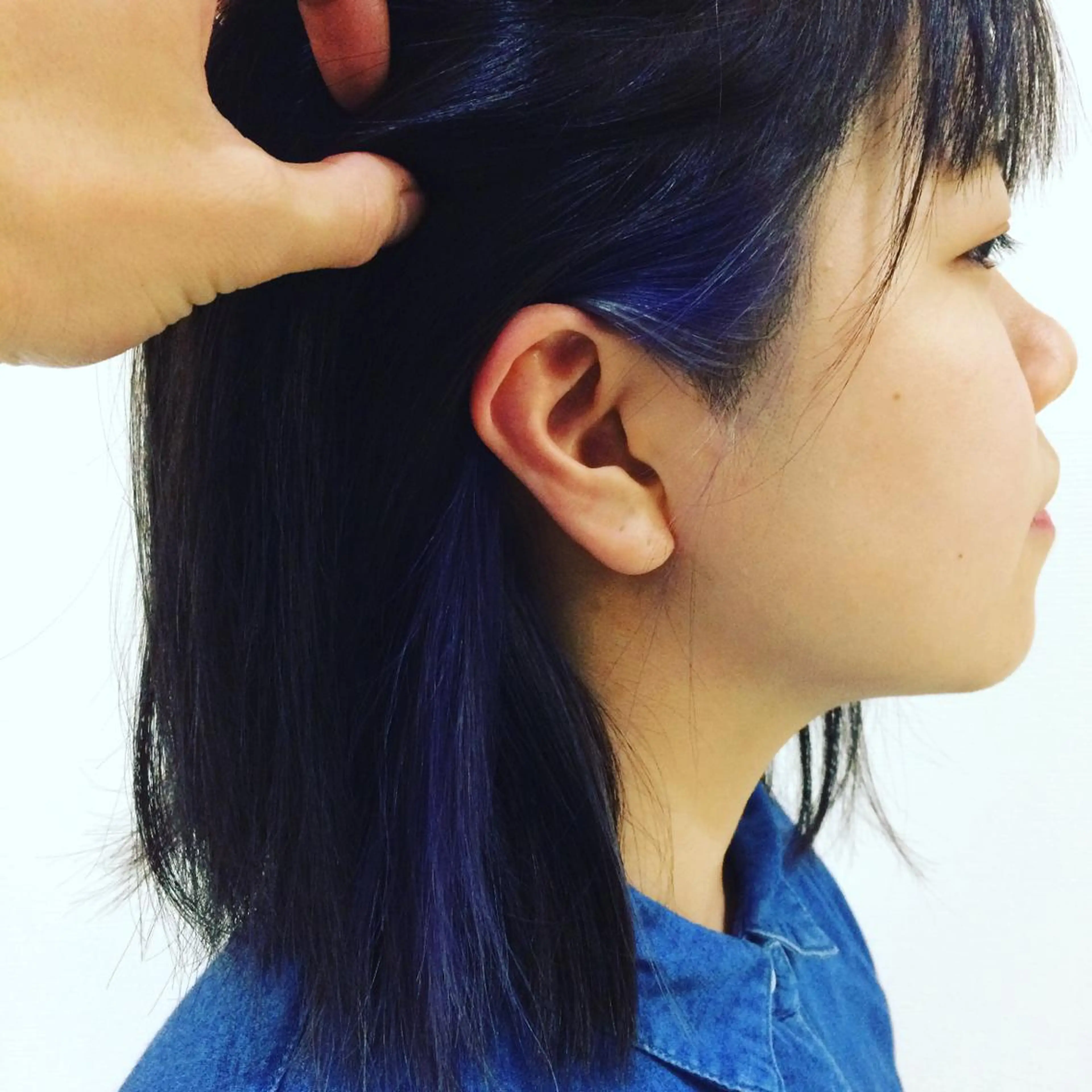 ミディアム カラー ハイトーン Arphyのヘアスタイル