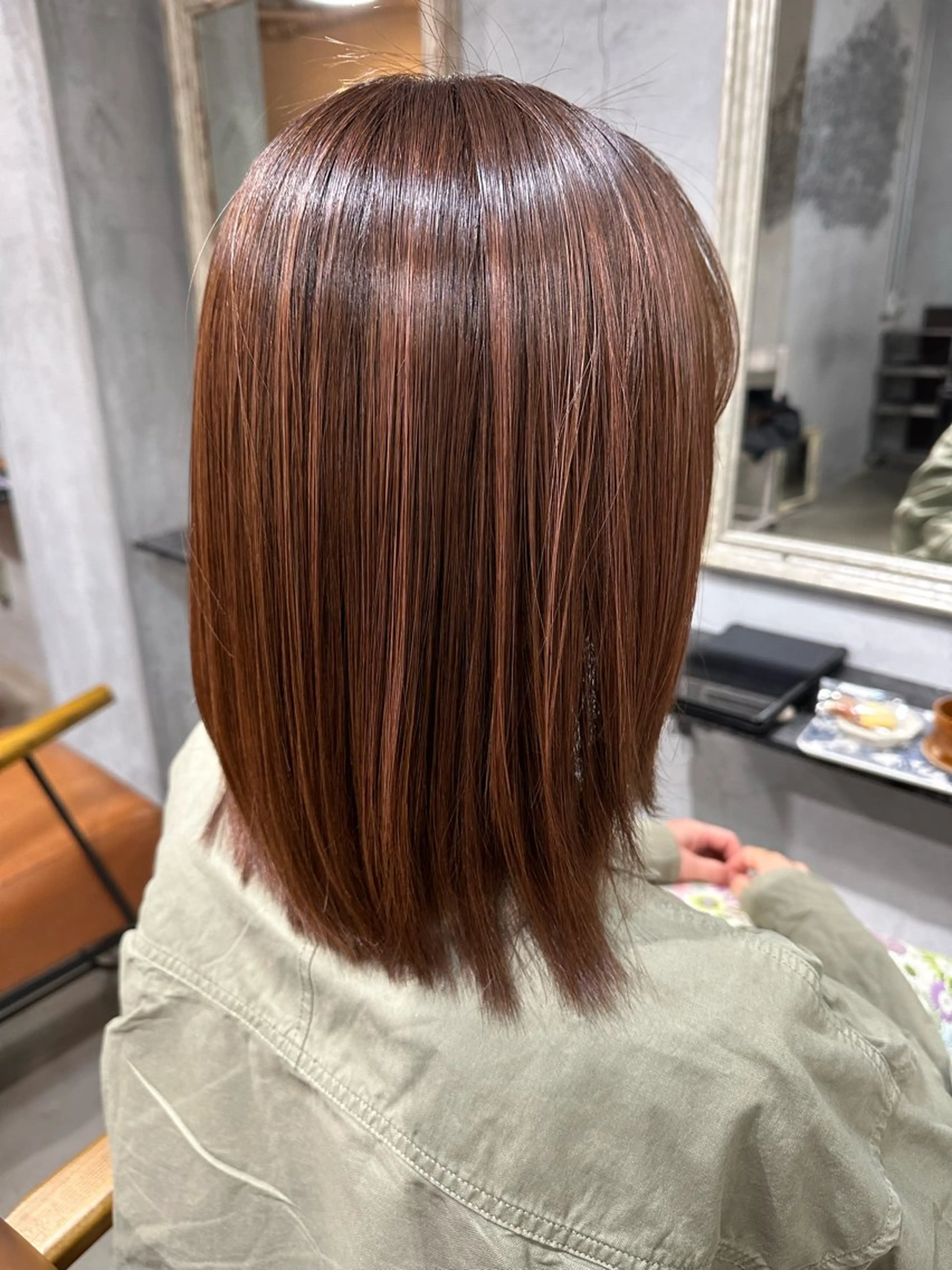 ミディアム 縮毛矯正 goen/ カミムラシュウヘイのヘアスタイル