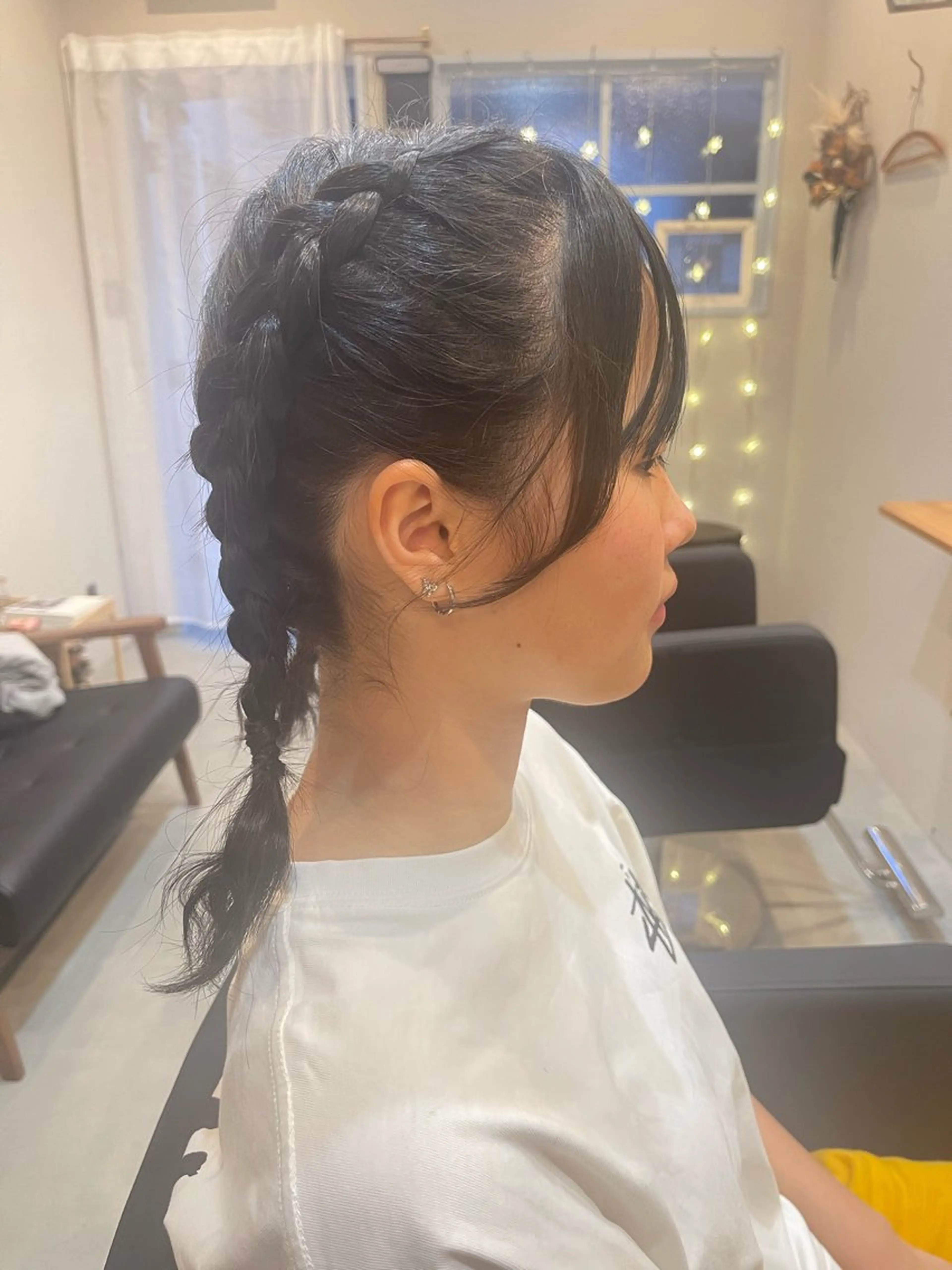 セミロング ヘアアレンジ nowhere ノーウェアのヘアスタイル