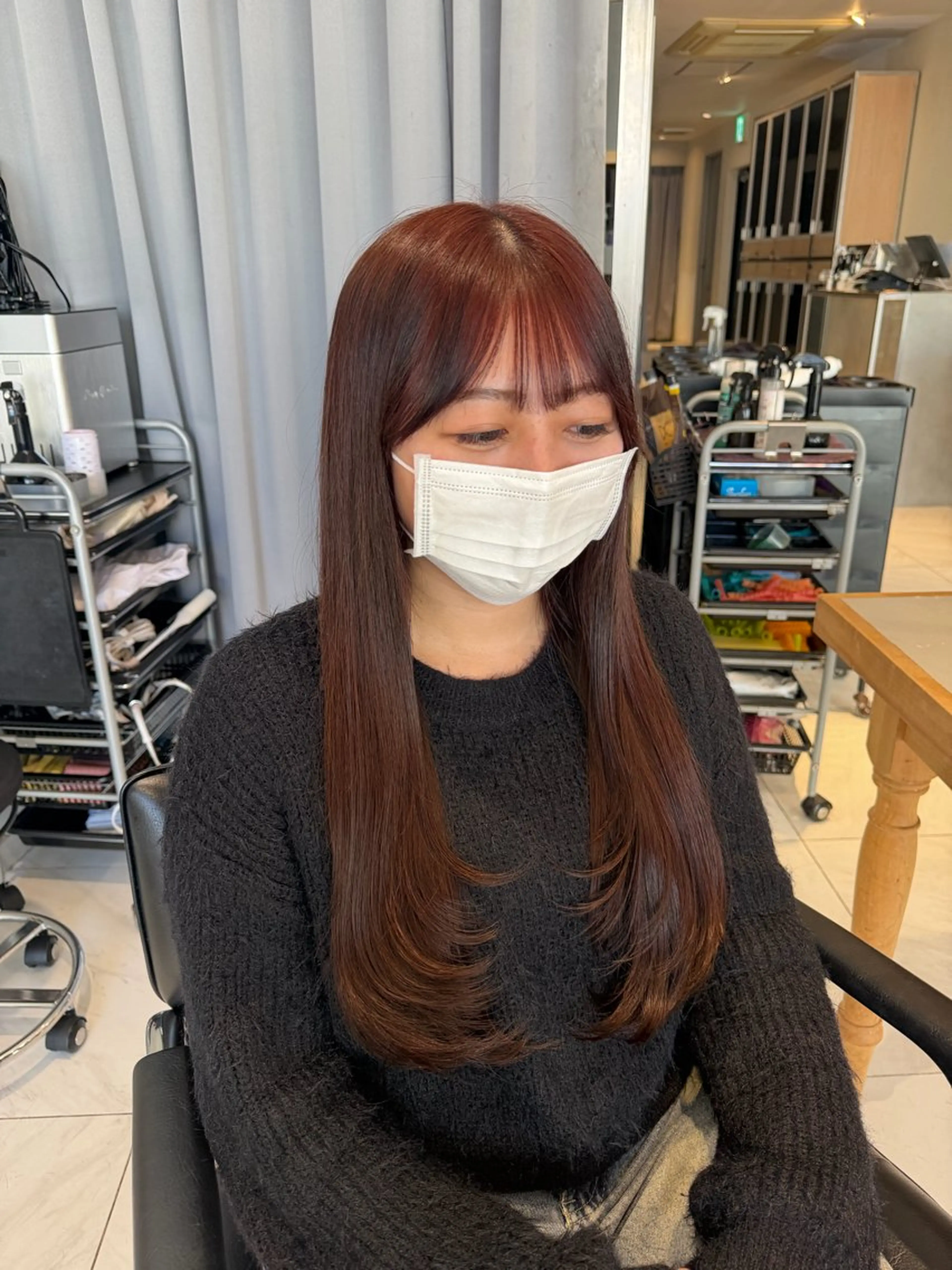 ロング 艶カラー /kokona🤍のヘアスタイル