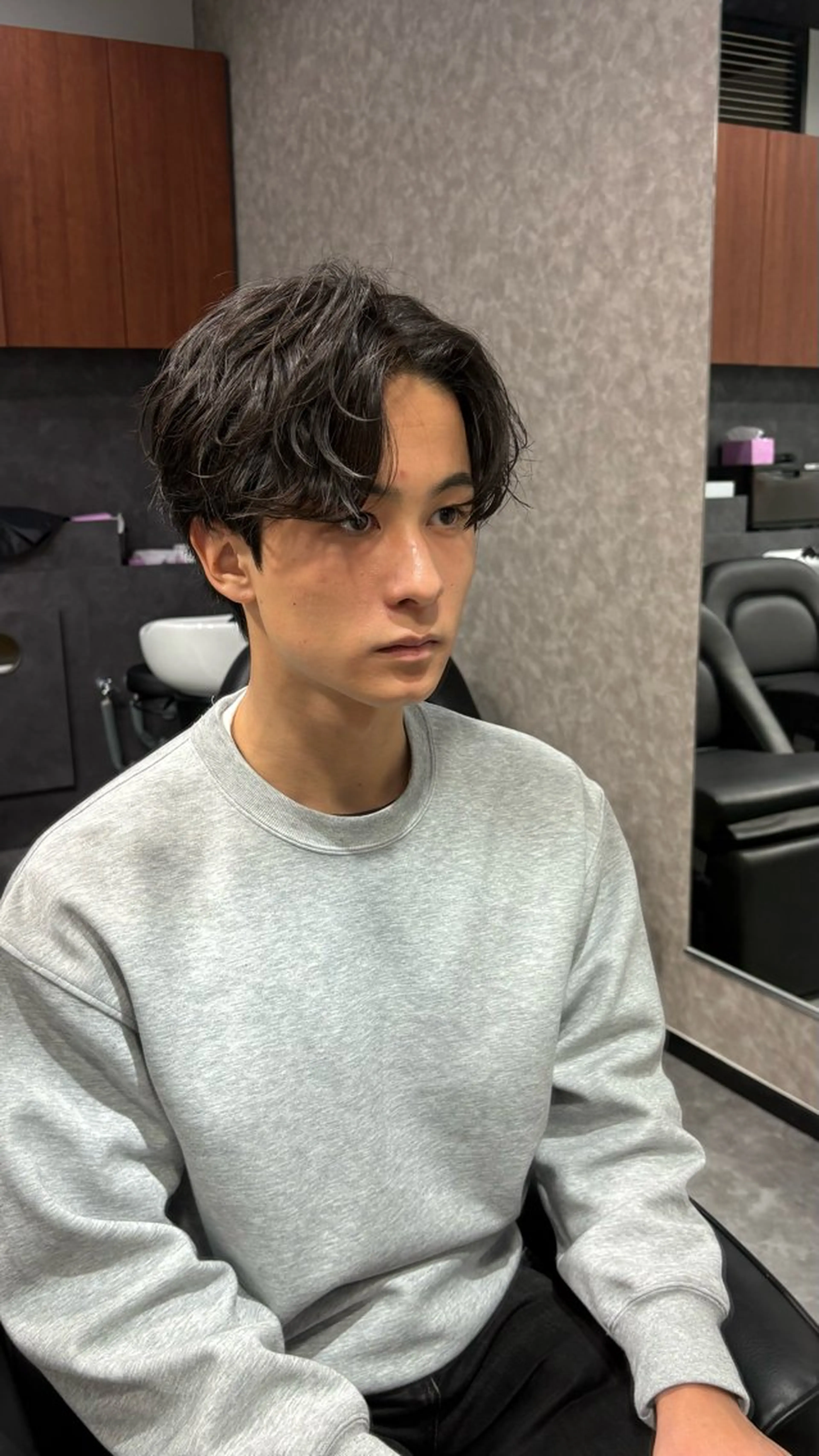 パーマ ニュアンスパーマ カット パーマ メンズカット/パー マ/川越/成田最のヘアスタイル