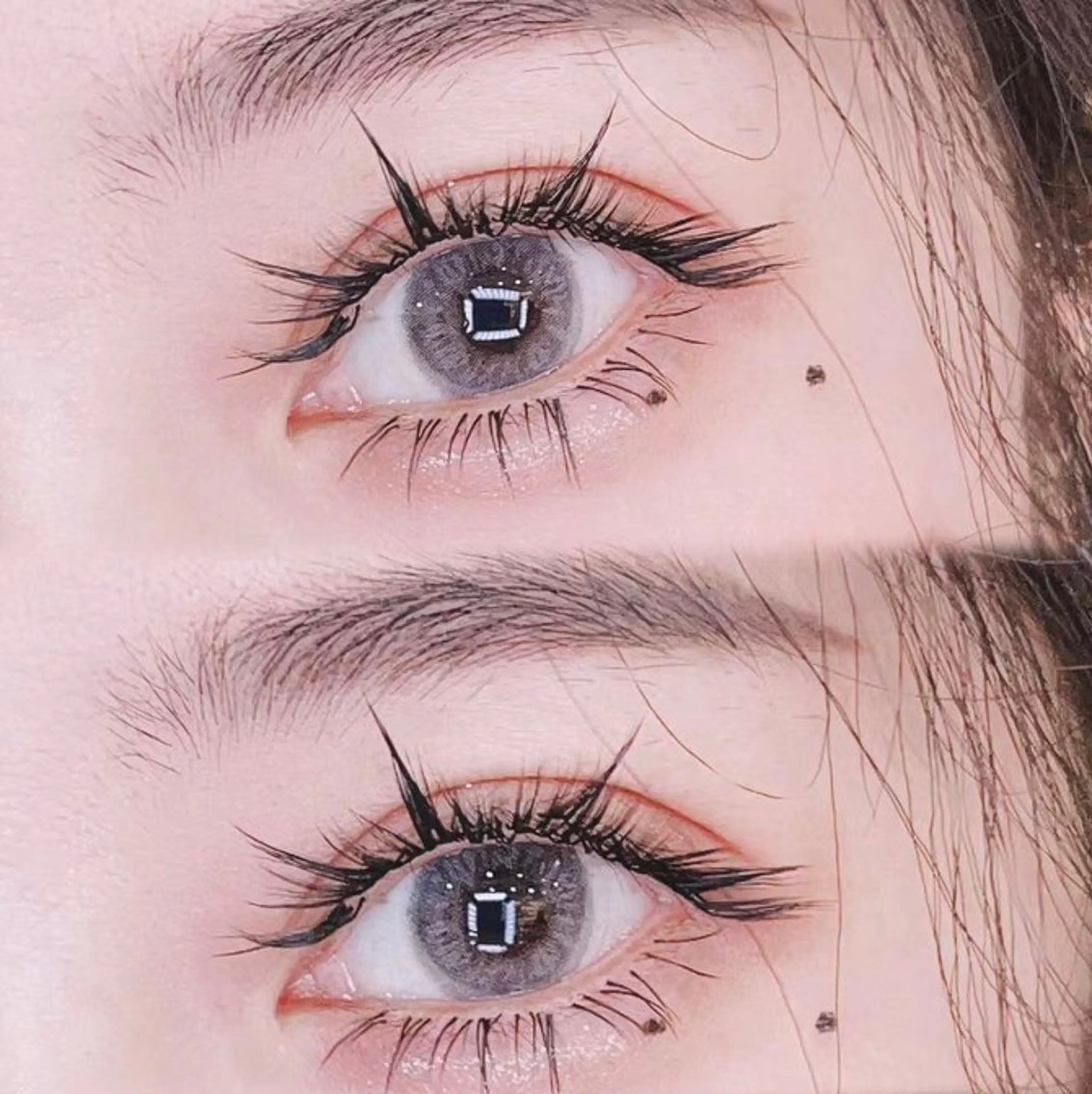 ワンホンマツエク【上下】140本¥上下7500円ふんわりインス風ナチュラル系マツエク#ワンホン#池袋の写真