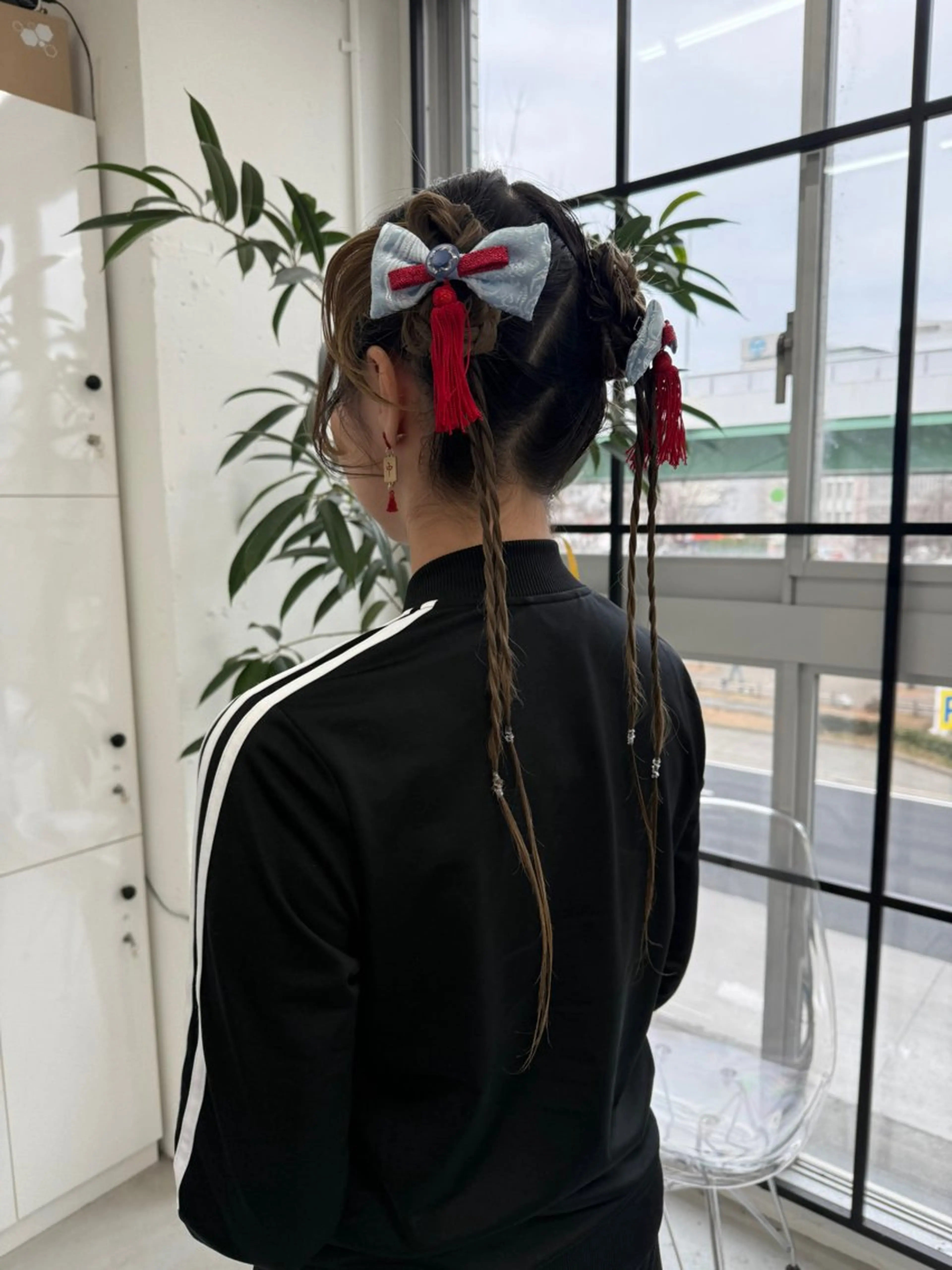 ロング ヘアアレンジ メンズ特化美容師/栄 /本間さつきのヘアスタイル