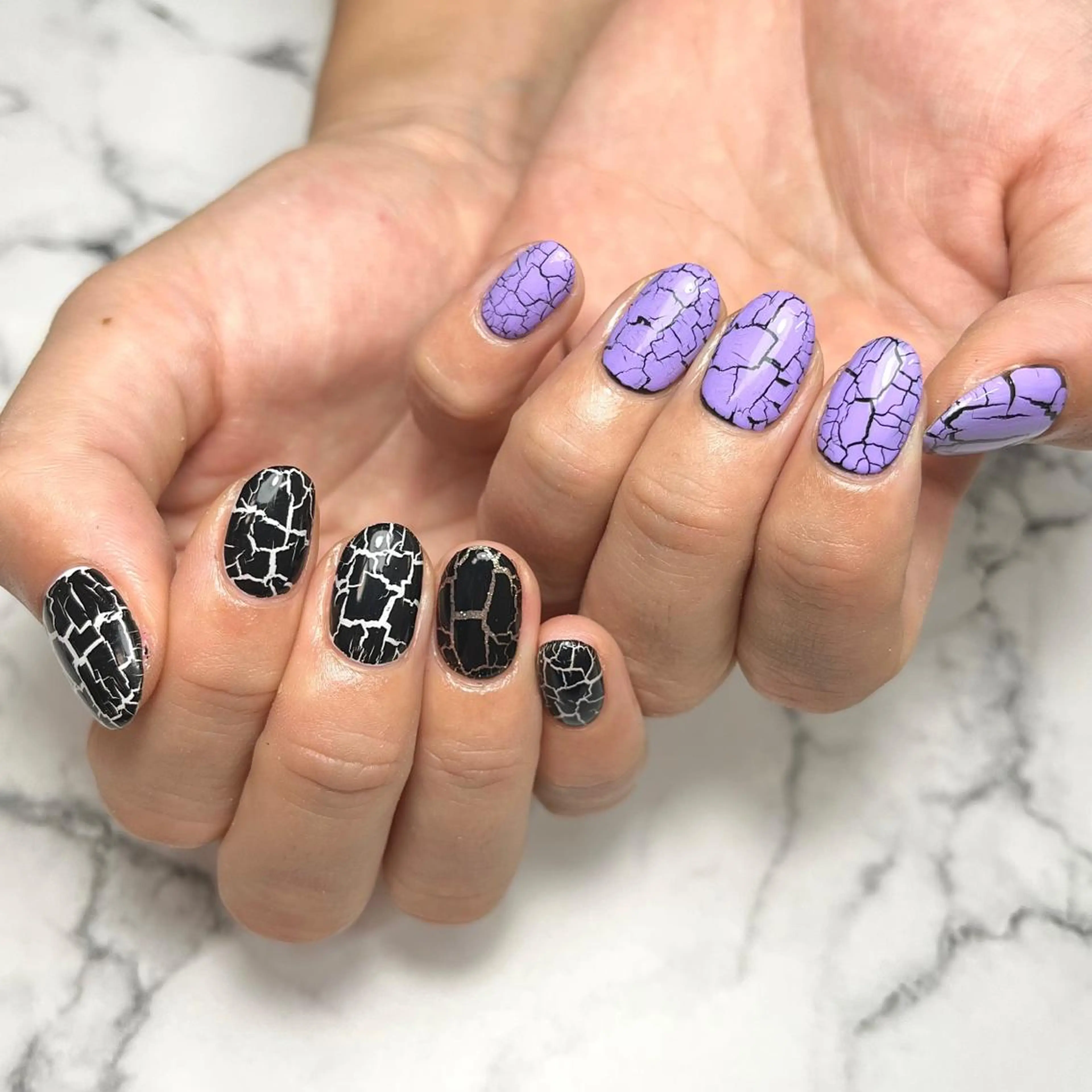 ネイル アートネイル ジェルネイル 韓国ネイル ワンカラーネイル パープル NAIL NOWのネイルデザイン