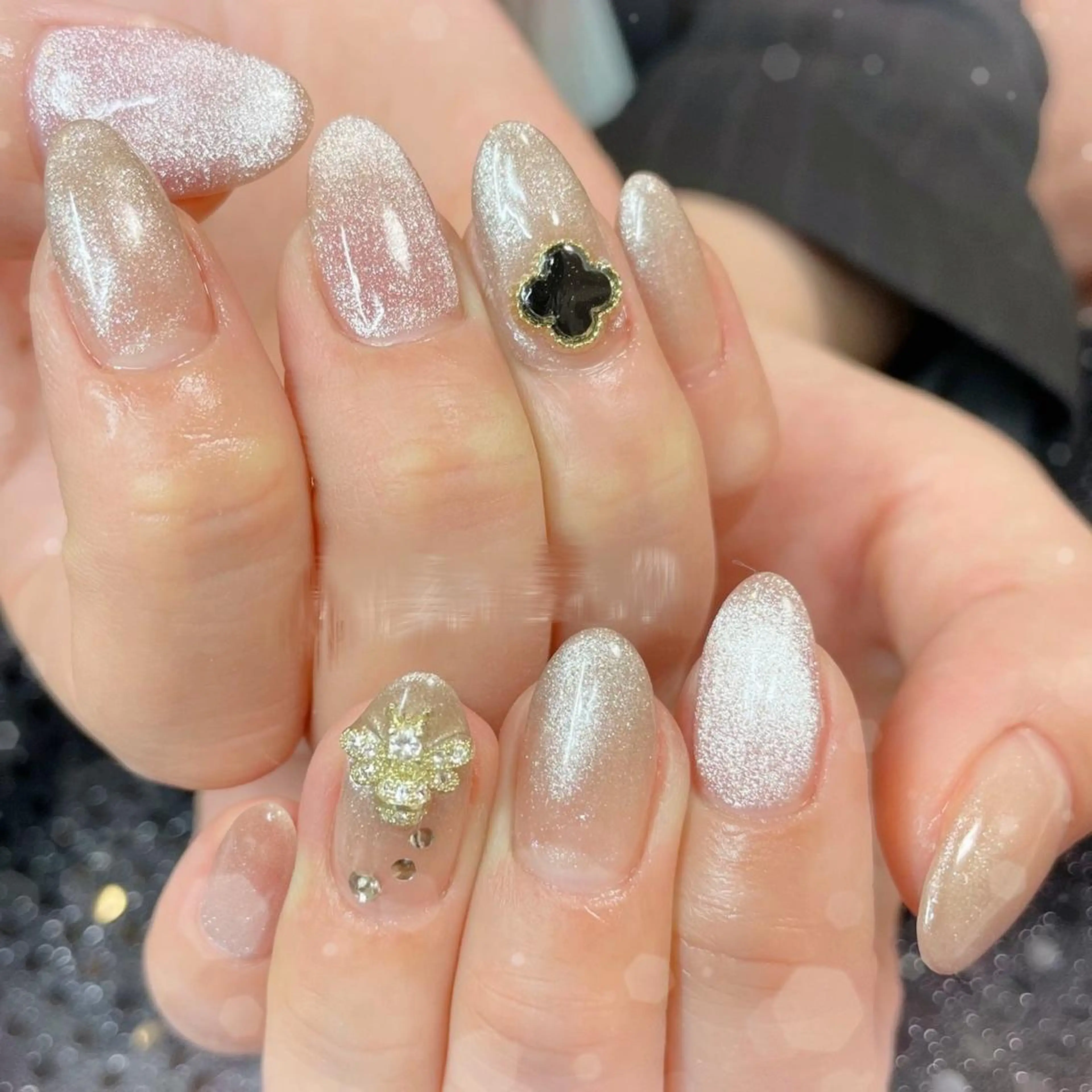 ネイル マグネットネイル スカルプネイル ネイルチップ MoON...❤︎ MeGuのネイルデザイン