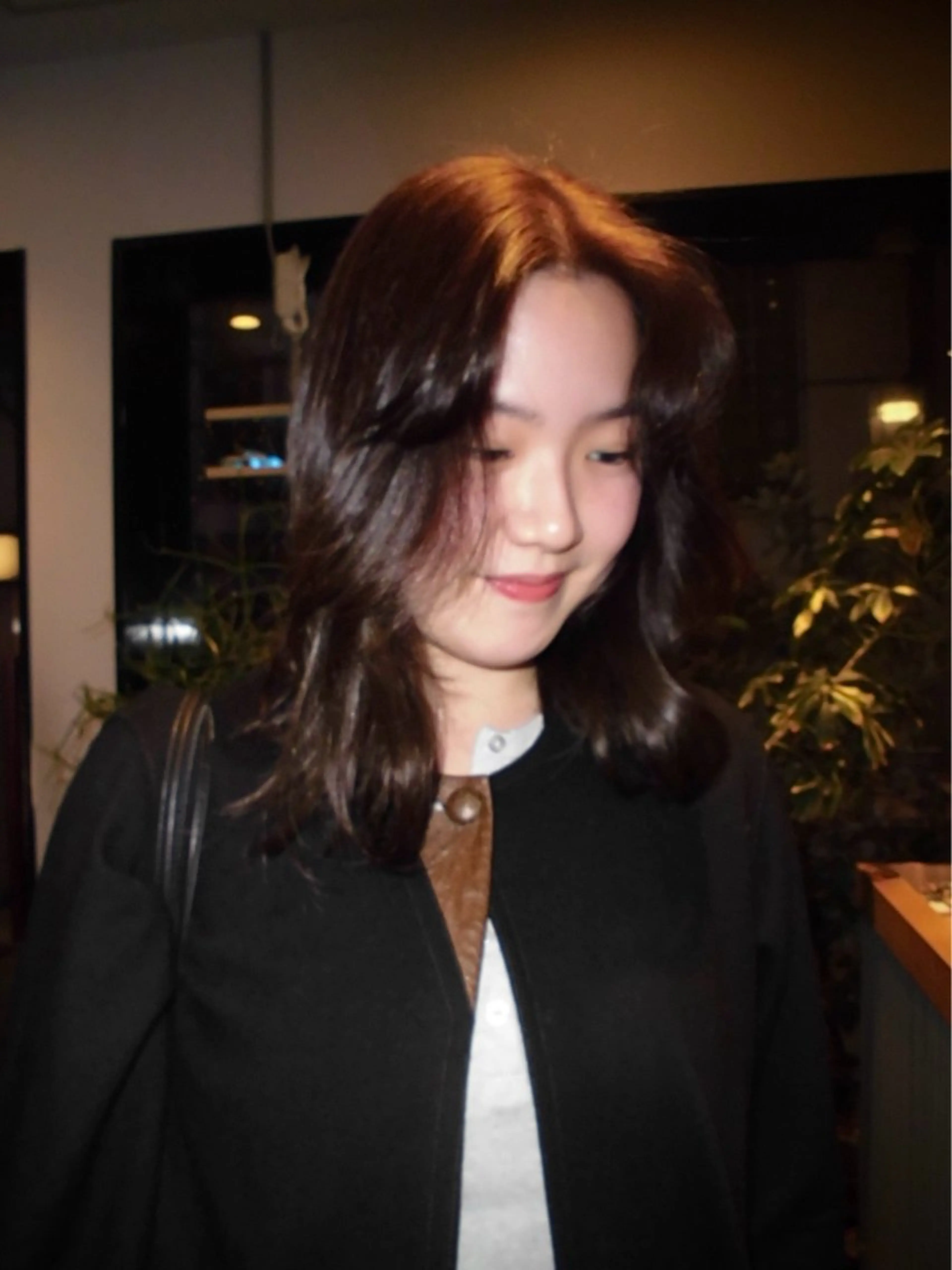 セミロング カラー パーマ ヘアカラー トリートメント ヘッドスパ 🌀パーマ レイヤー ボブ/marinoのヘアスタイル