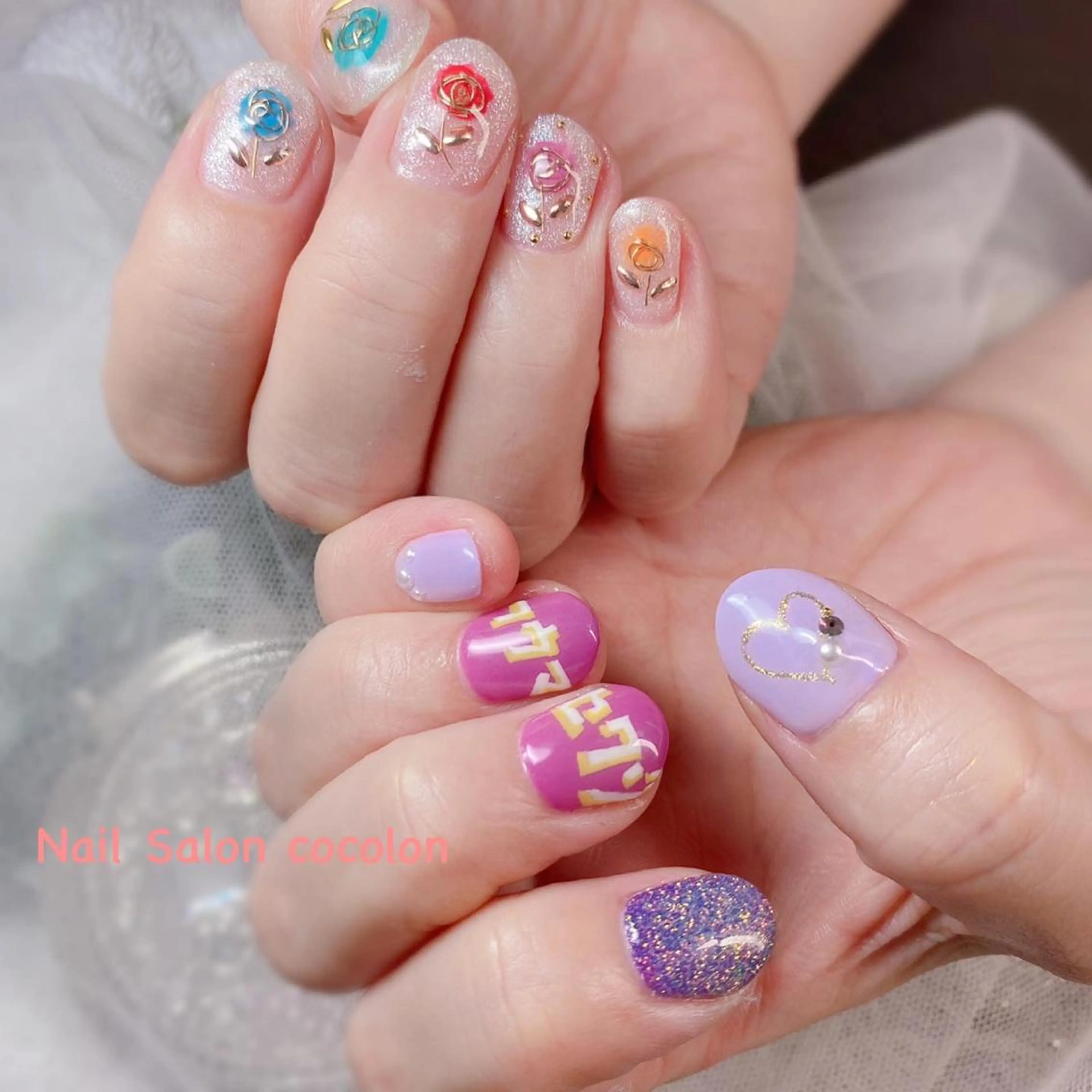 ネイル アートネイル ハンドネイル 柴崎 美幸のネイルデザイン