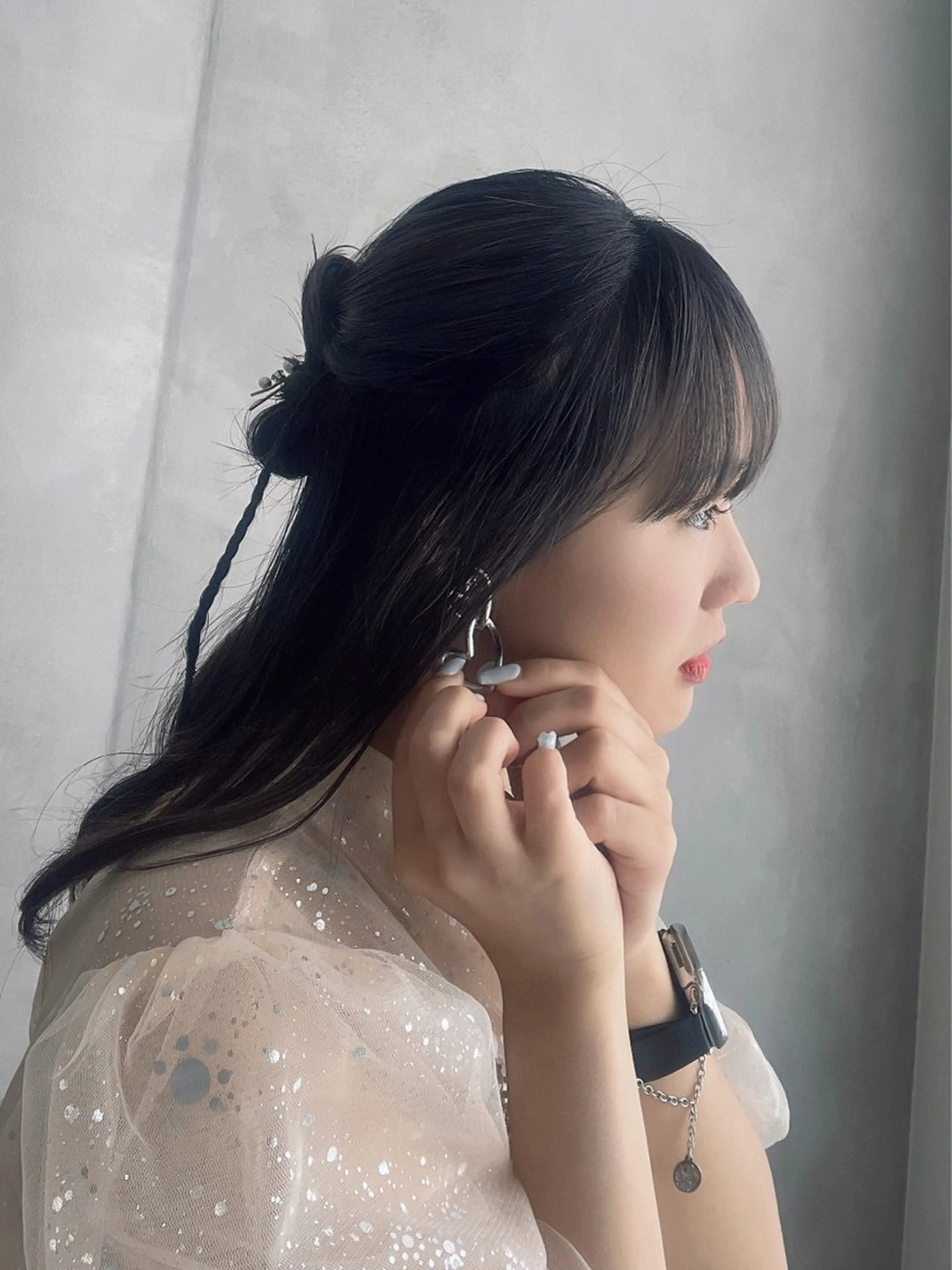 【モデル】🌷撮影モデル🌷ヘアアレンジ・巻き下ろし※撮影モデルとしてお顔も撮影させていただきますの写真