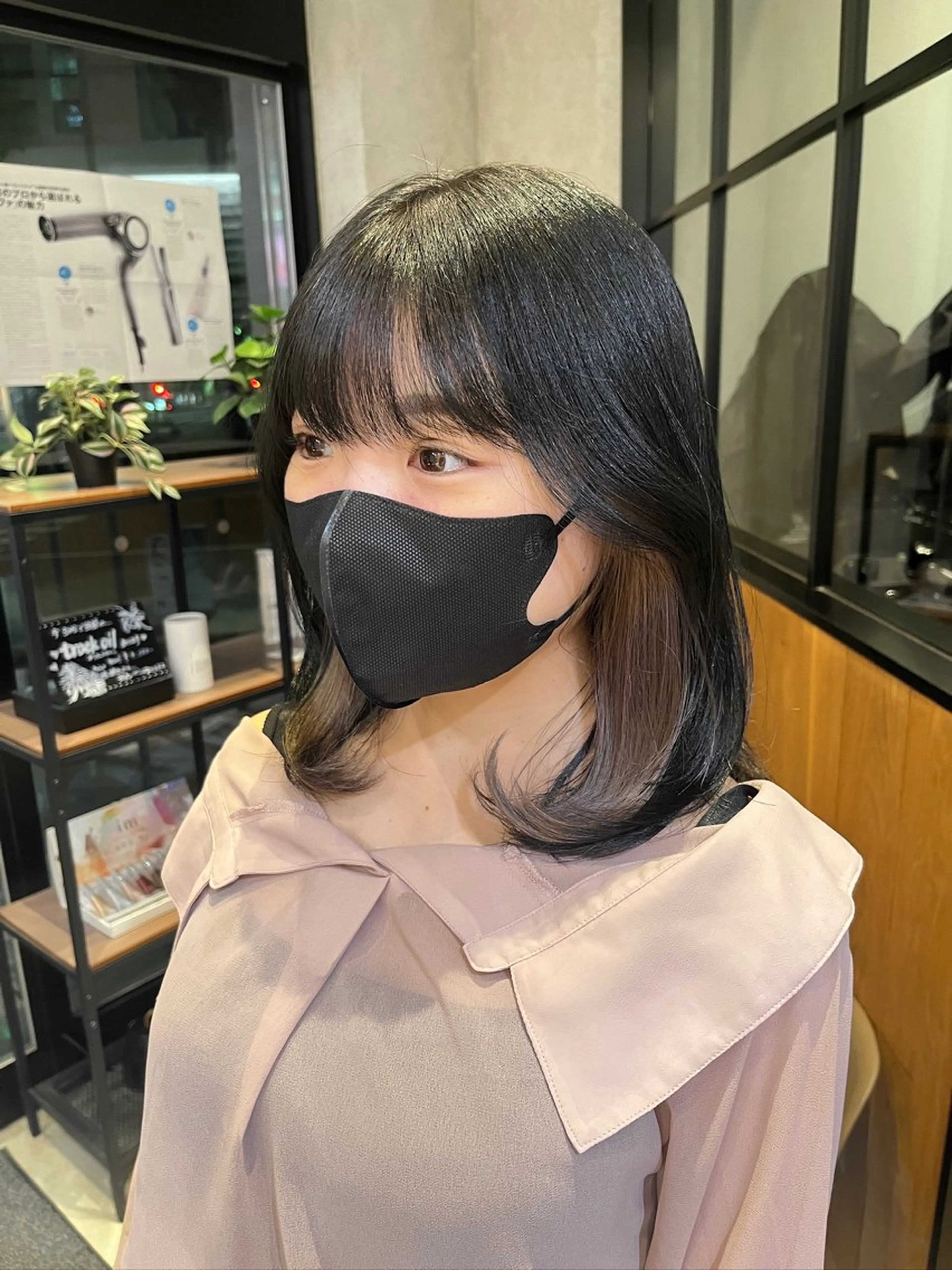 セミロング カラー yuuri🎀/大宮 /韓国ヘア/レイヤーのヘアスタイル