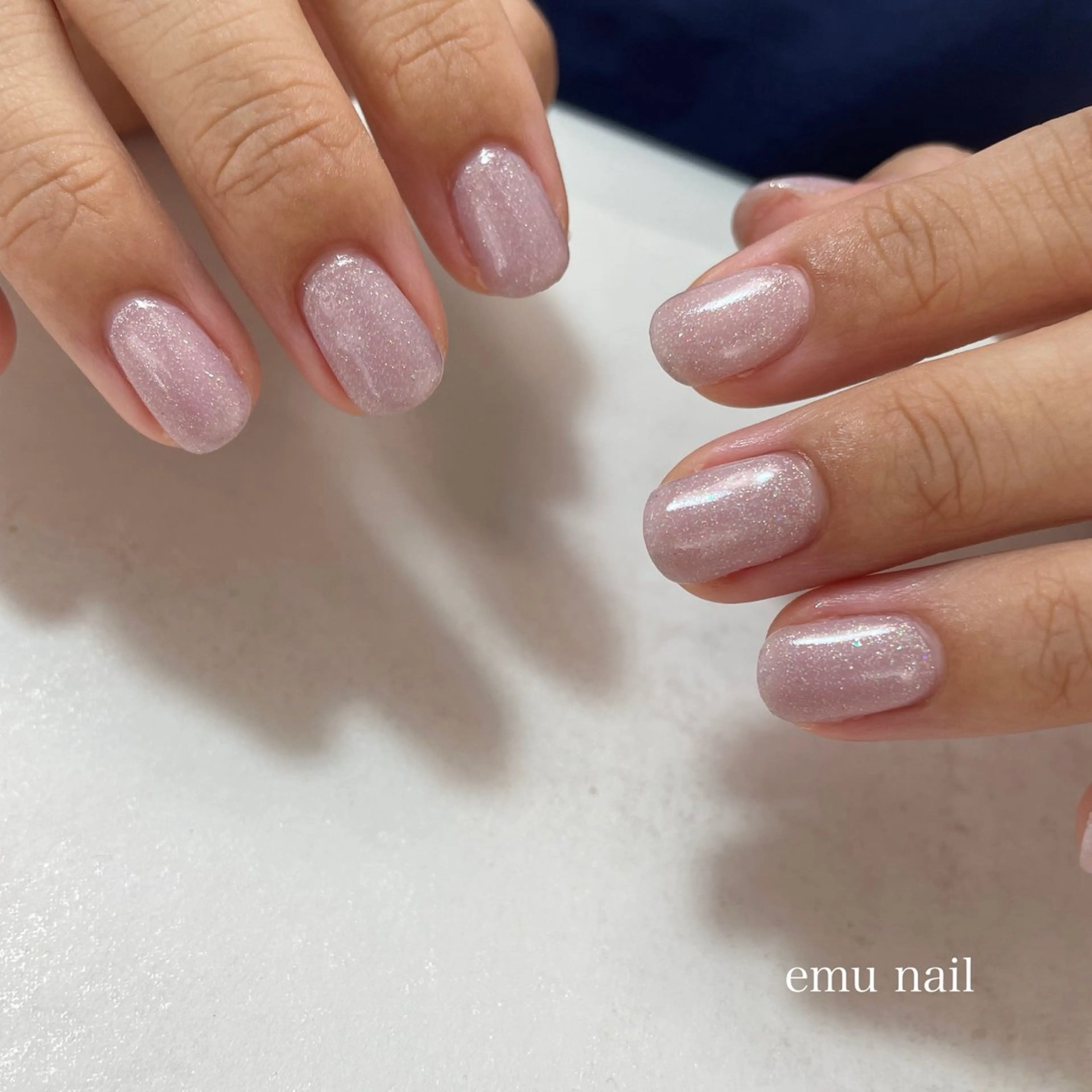 ネイル ワンカラーネイル emu nail shionのネイルデザイン