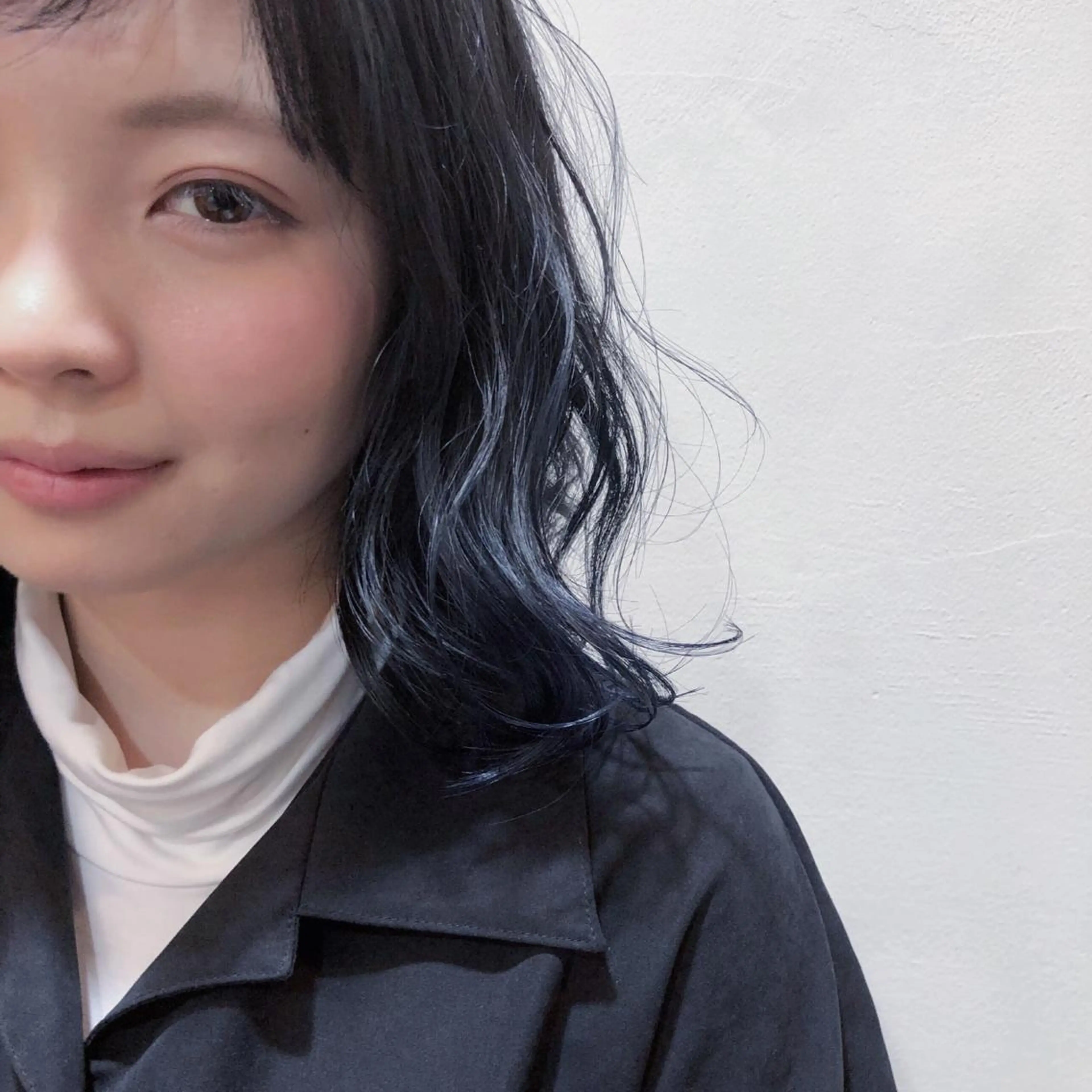 ミディアム カラー ネイビーカラー メンズカット特化柏駅 徒歩3分LOUのヘアスタイル