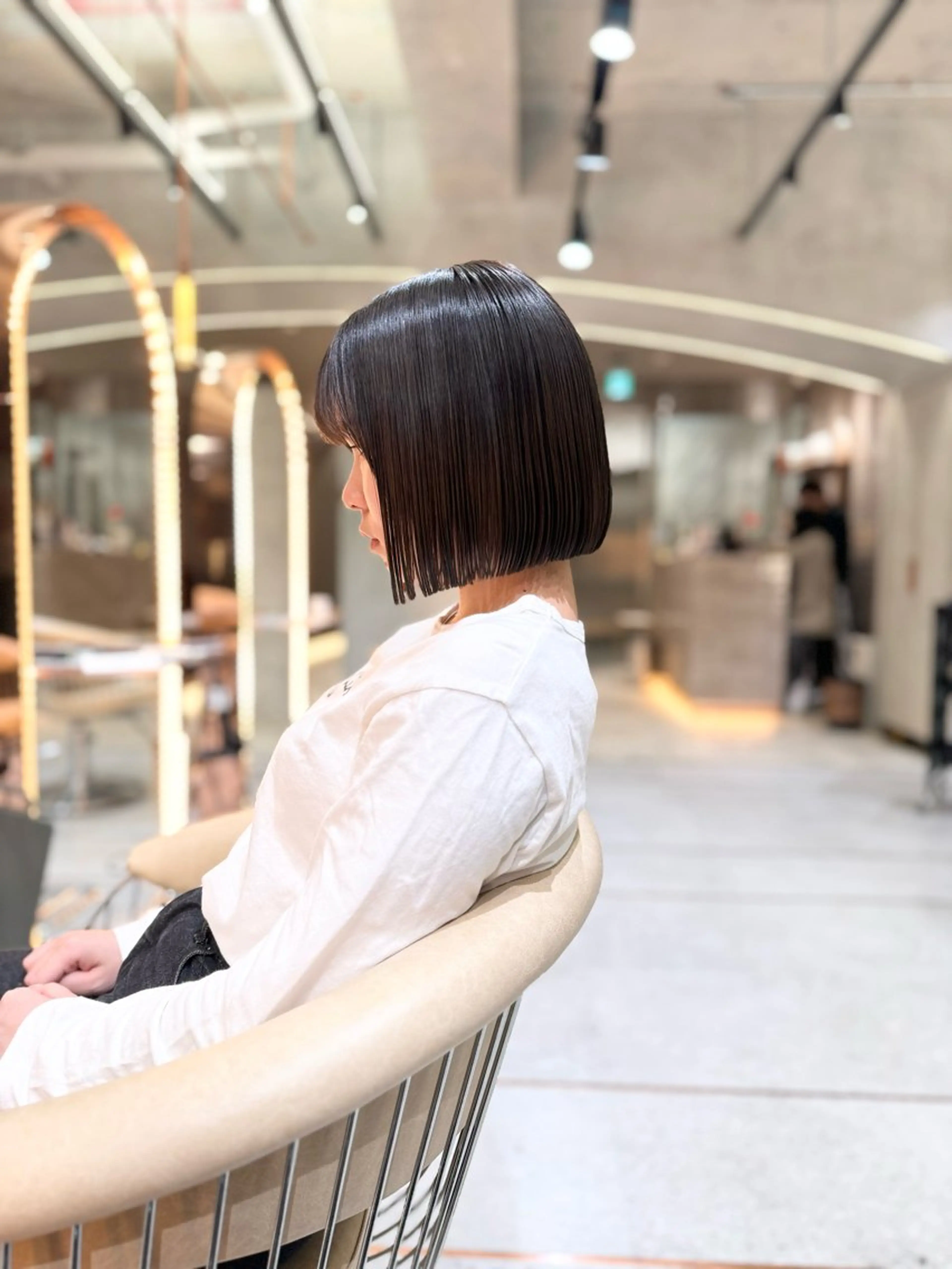 ショート カット ヘアカラー 縮毛矯正 トリートメント 🤍髪質改善🤍 ViVIE🤍のヘアスタイル