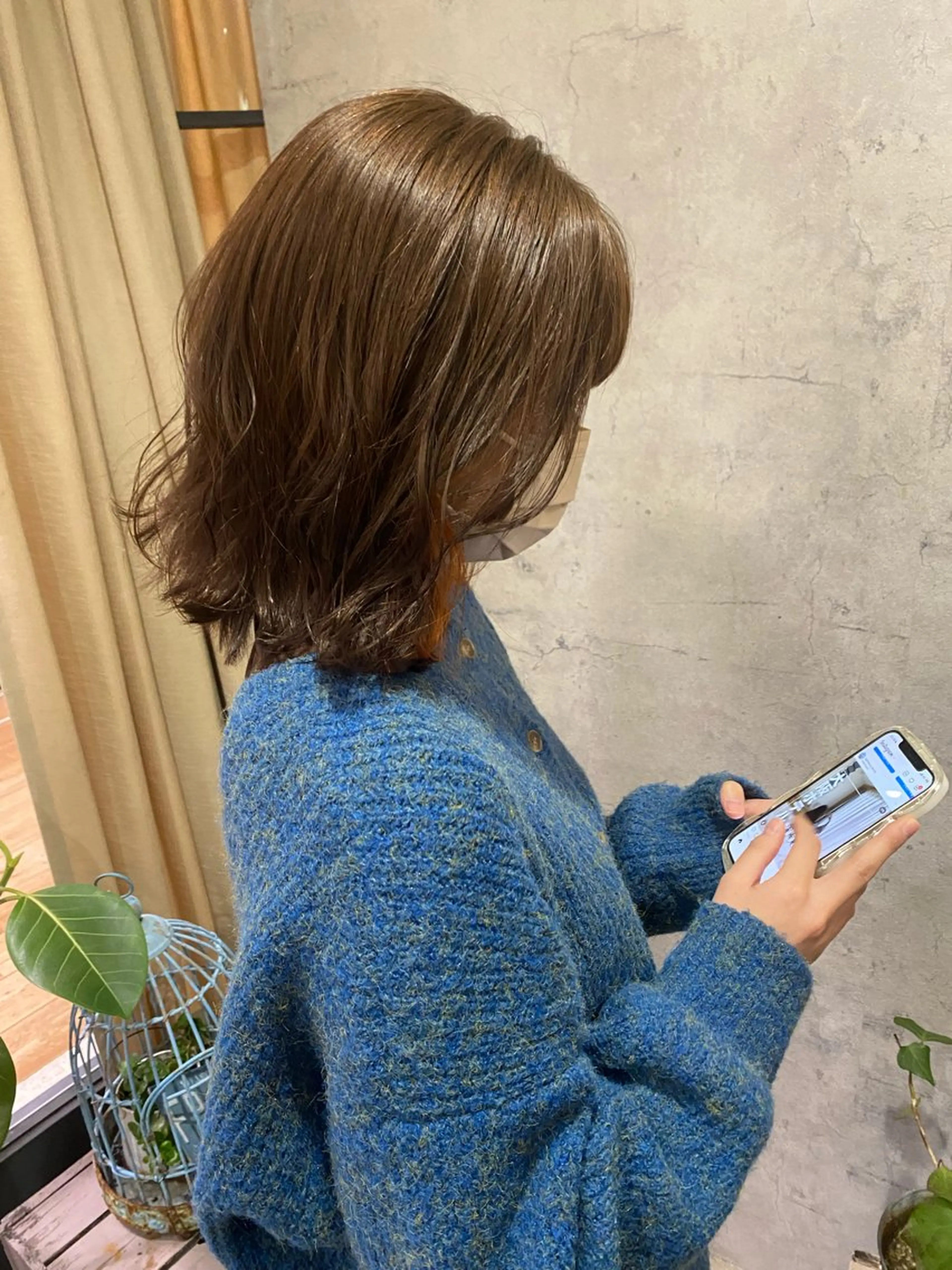 ミディアム 梅田美容室/カット /Maoのヘアスタイル