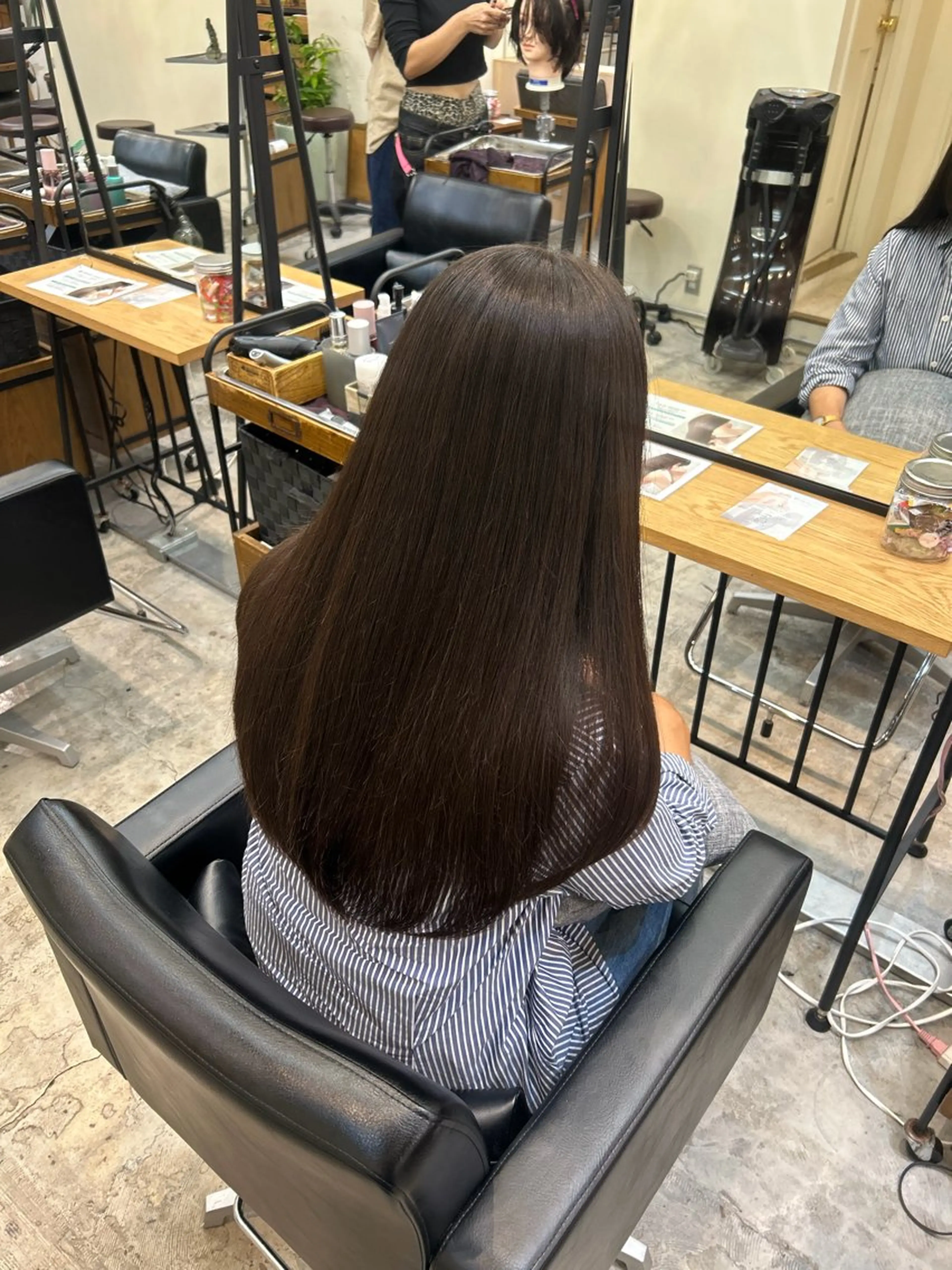 ロング 柿崎 七皇のヘアスタイル