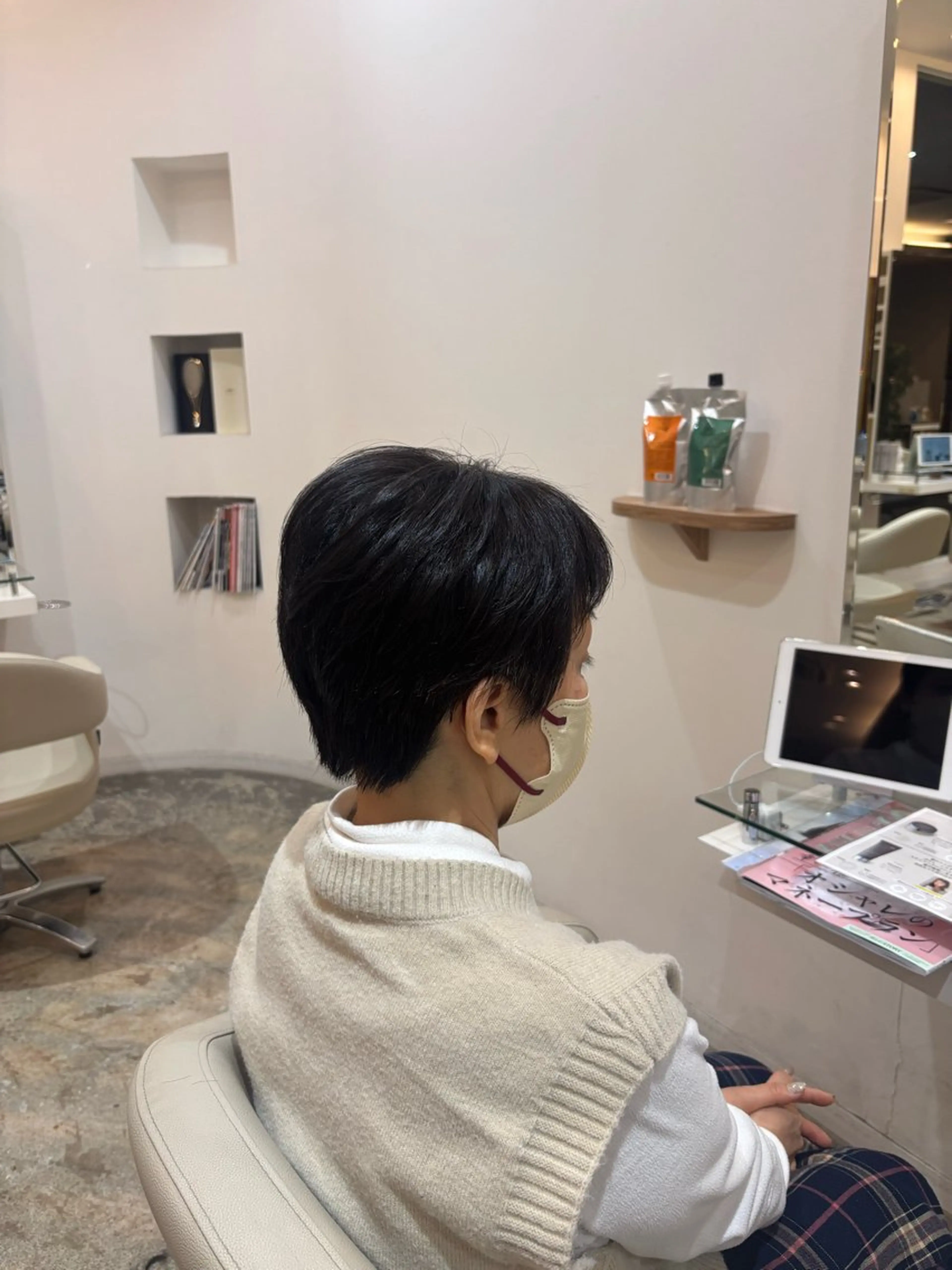 ショート ベリーショート ショートヘア 佐藤 優里のヘアスタイル