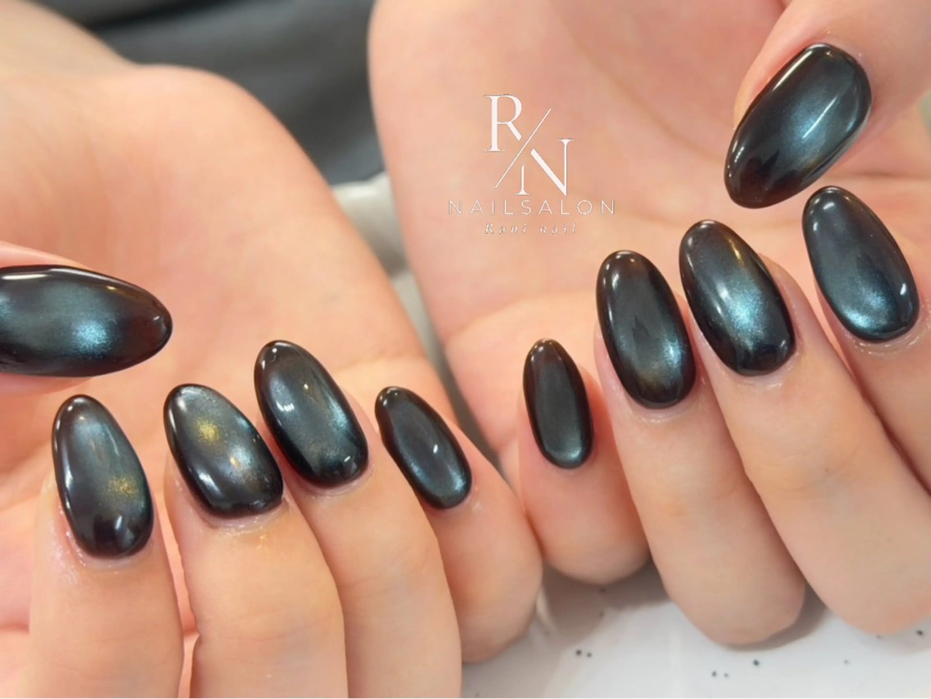 ネイル マグネットネイル マグネットワンカラー ワンカラーネイル Rani Nailのネイルデザイン