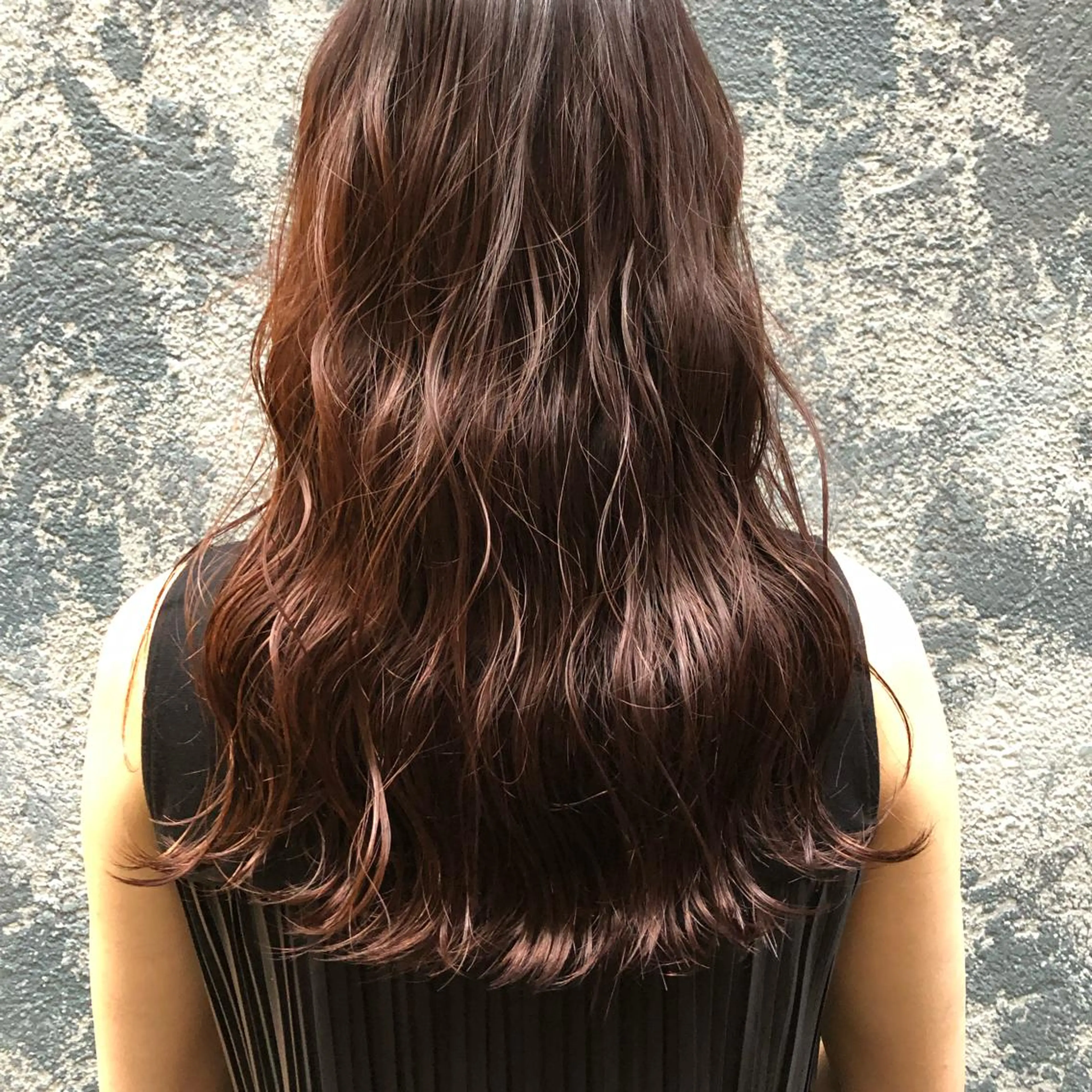 ロング カラー 松田 真央のヘアスタイル