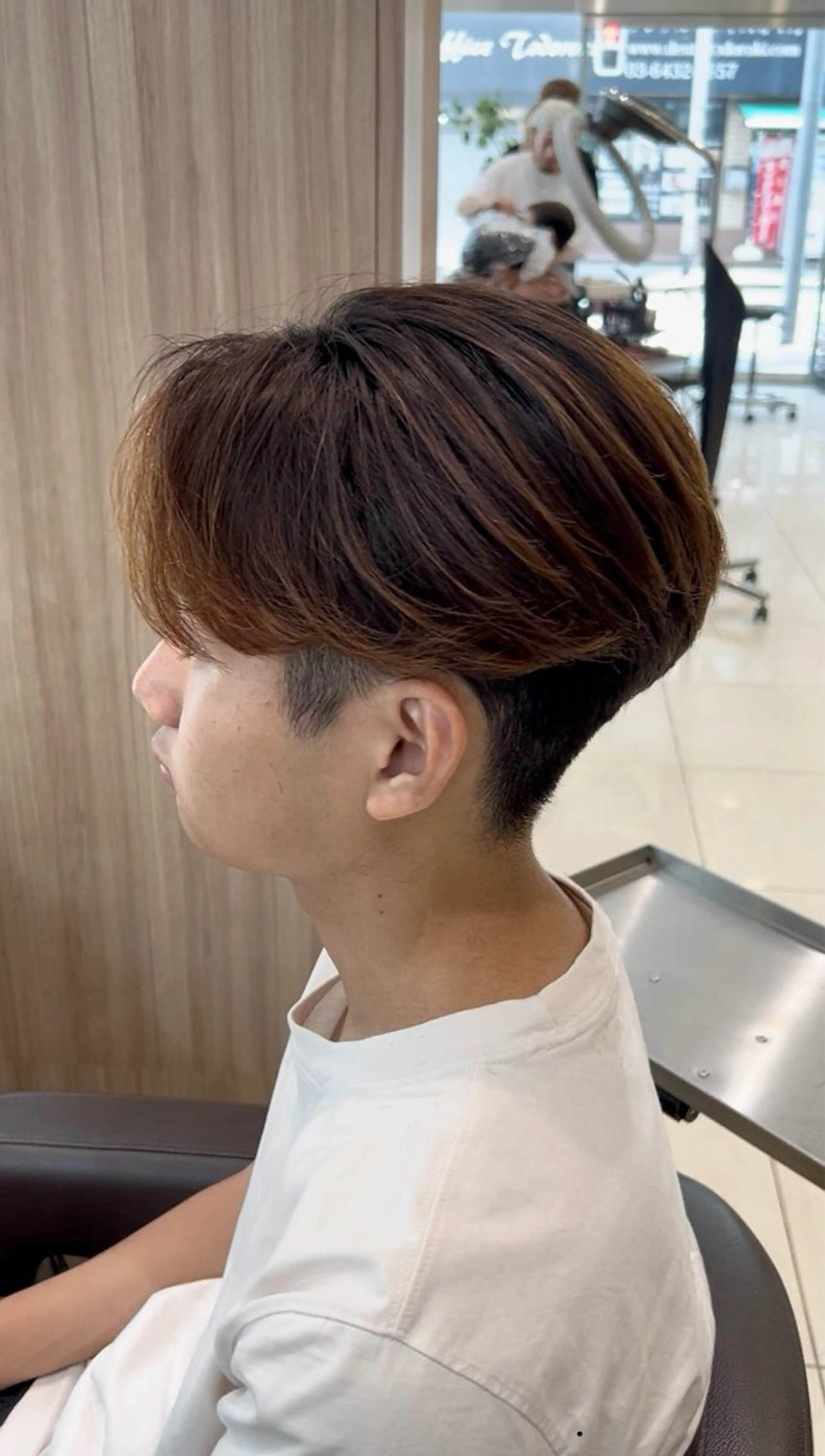 パーマ メンズ 縮毛矯正 毛流れ/メンズパーマ kanata/溝の口のヘアスタイル