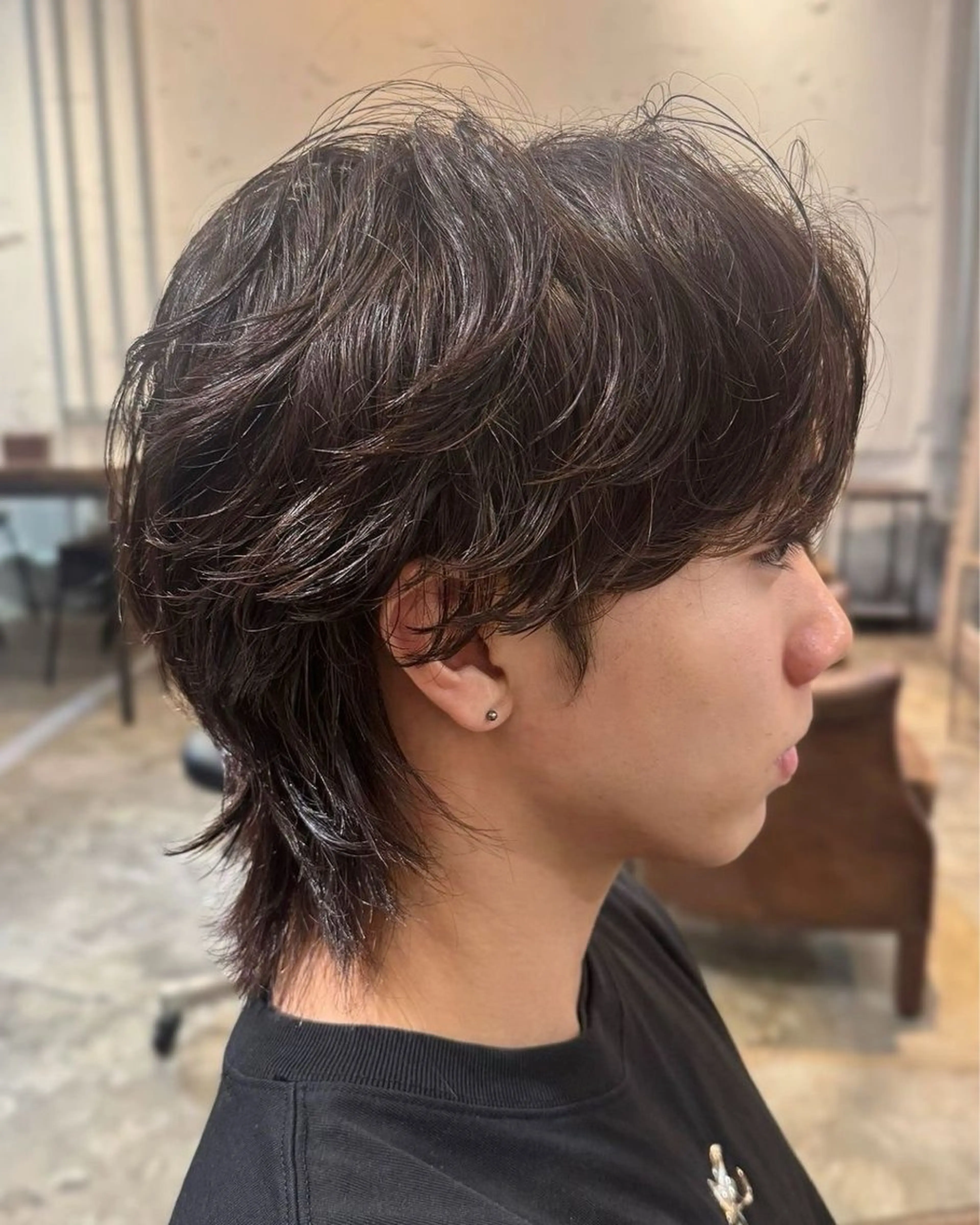 ショート カラー パーマ メンズ メンズカット✨募集中 ✨ちえ✨のヘアスタイル