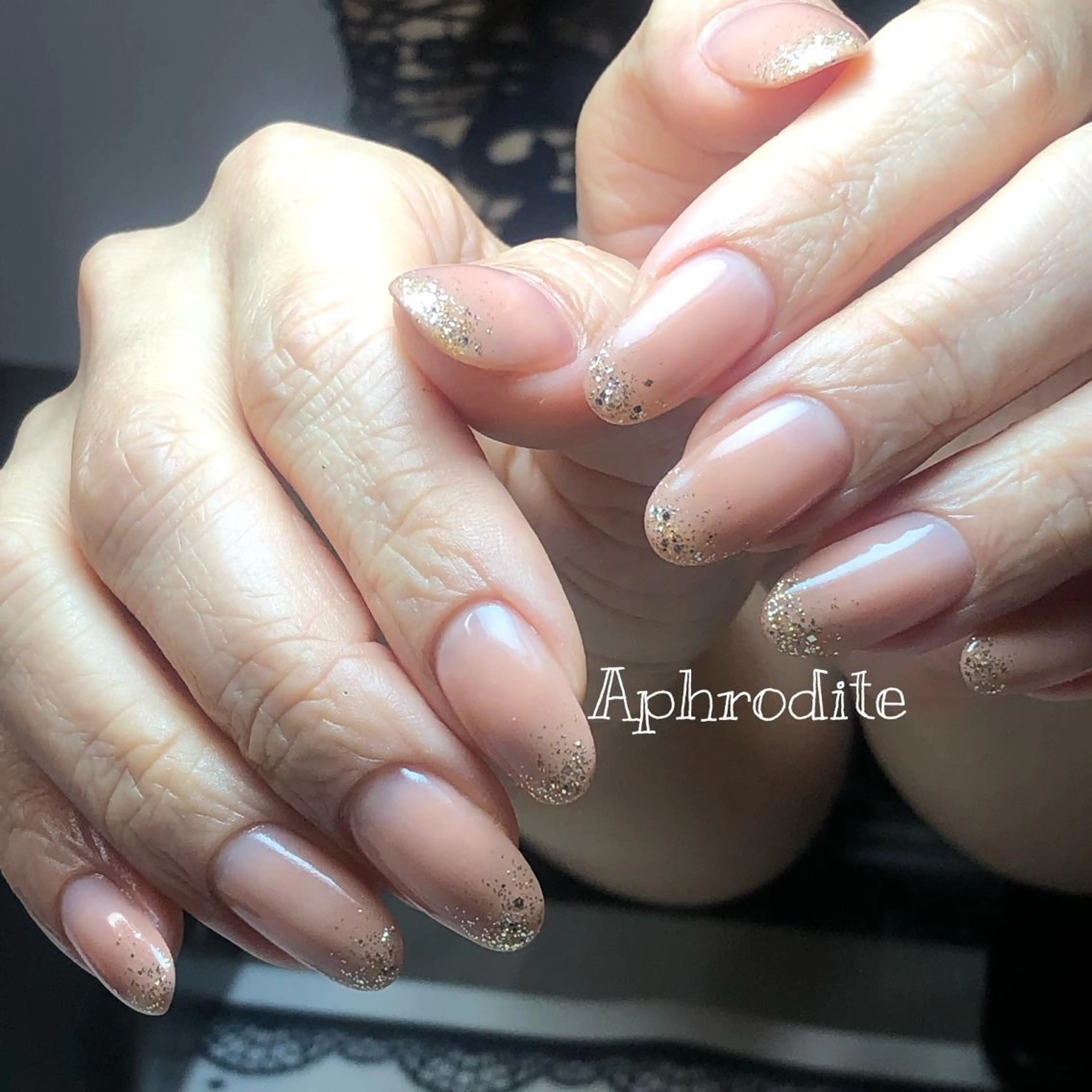 ネイル シンプルネイル Aphrodite パラジェル認定サロンのネイルデザイン