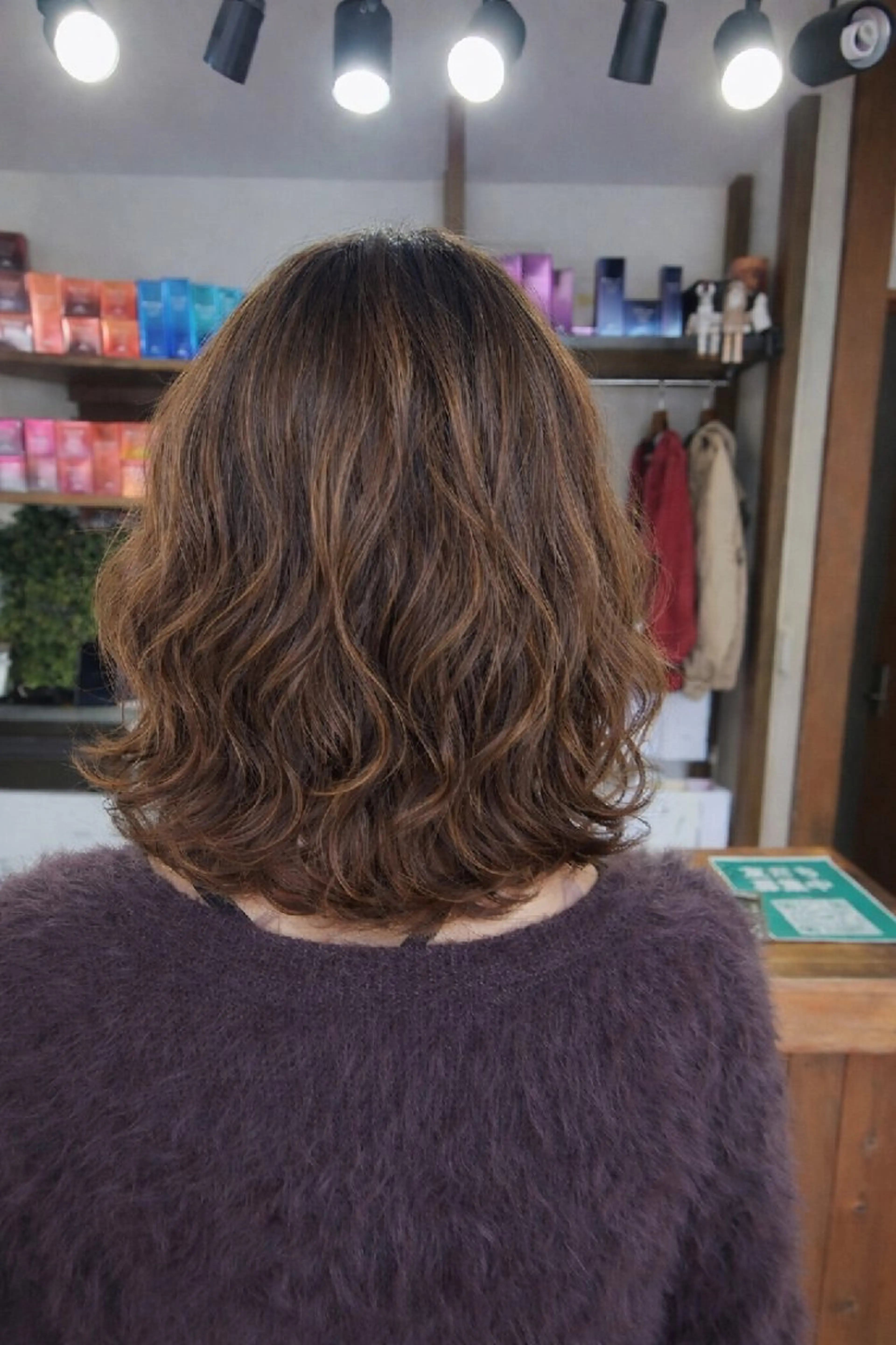 ミディアム パーマ カット パーマ 柏 康孝のヘアスタイル