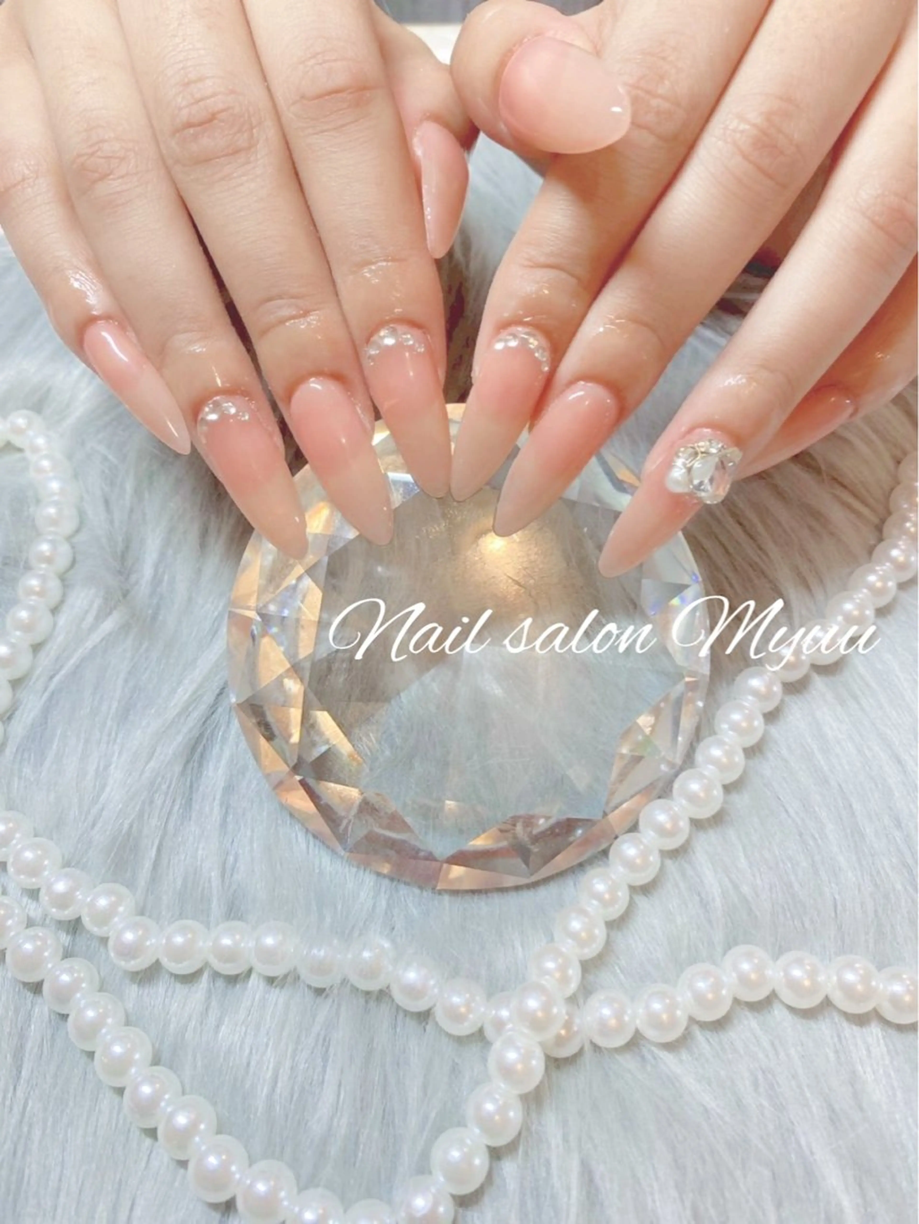 ネイル ワンカラーネイル スカルプネイル ネイルチップ ハンドネイル Nailsalon Myuu笠原のネイルデザイン