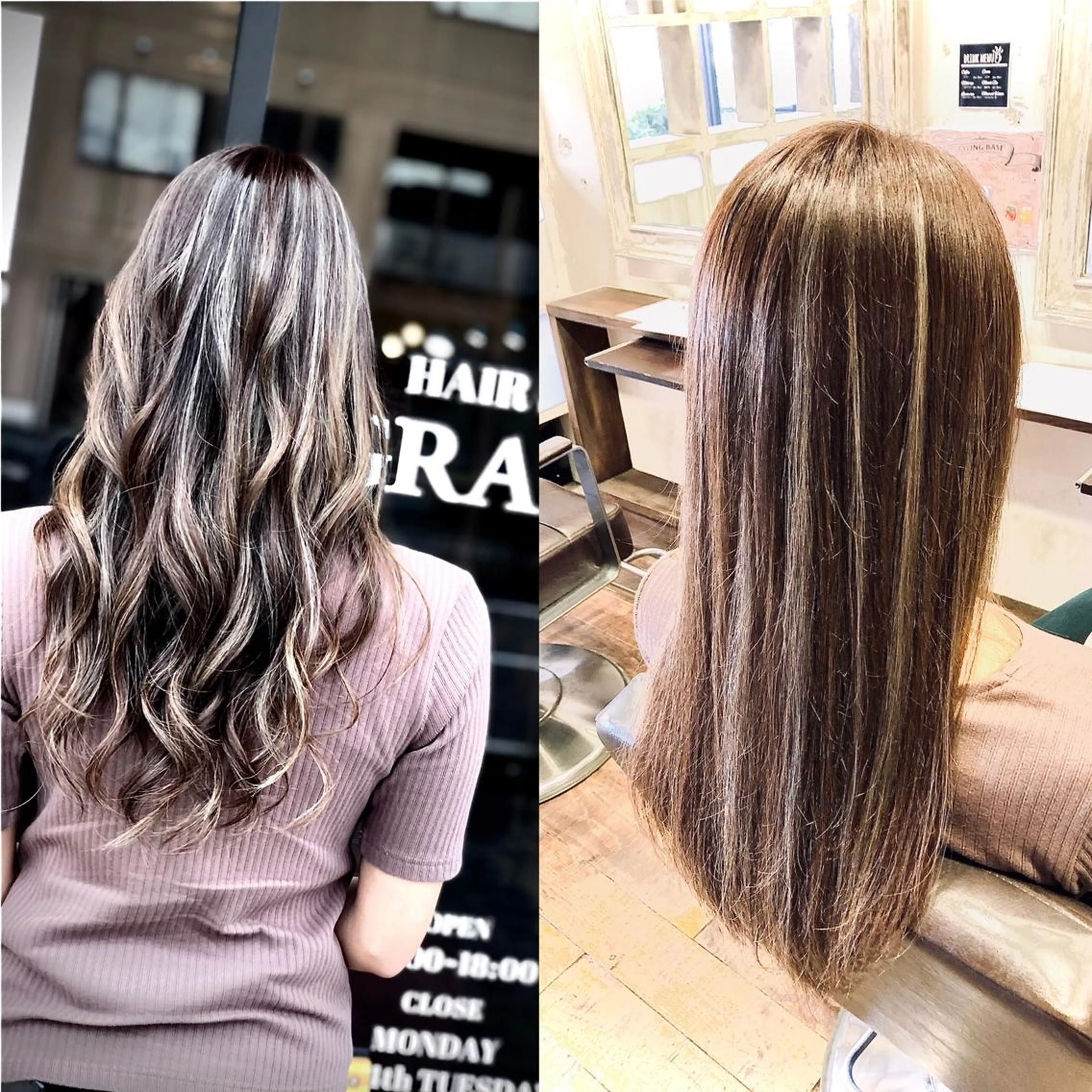 ロング カラー ヘアアレンジ ハイライトカラー ハイライト ✨最強美容師✨ 💙にっしー西村💙のヘアスタイル