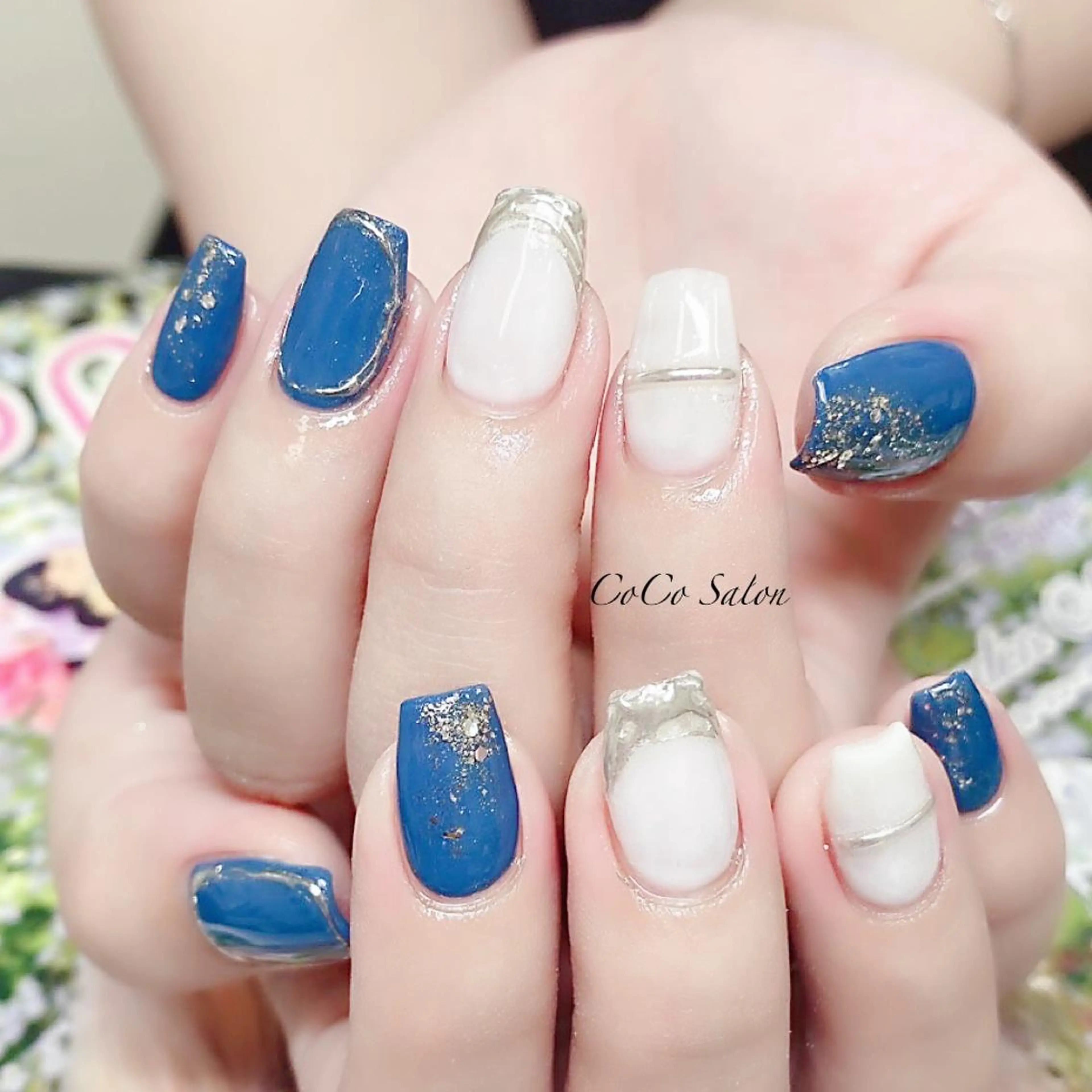 ネイル 成人式 長さ出し フレンチネイル ジェルネイル グラデーション ハンドネイル CoCoSalon ネイル/まつ毛予約のネイルデザイン