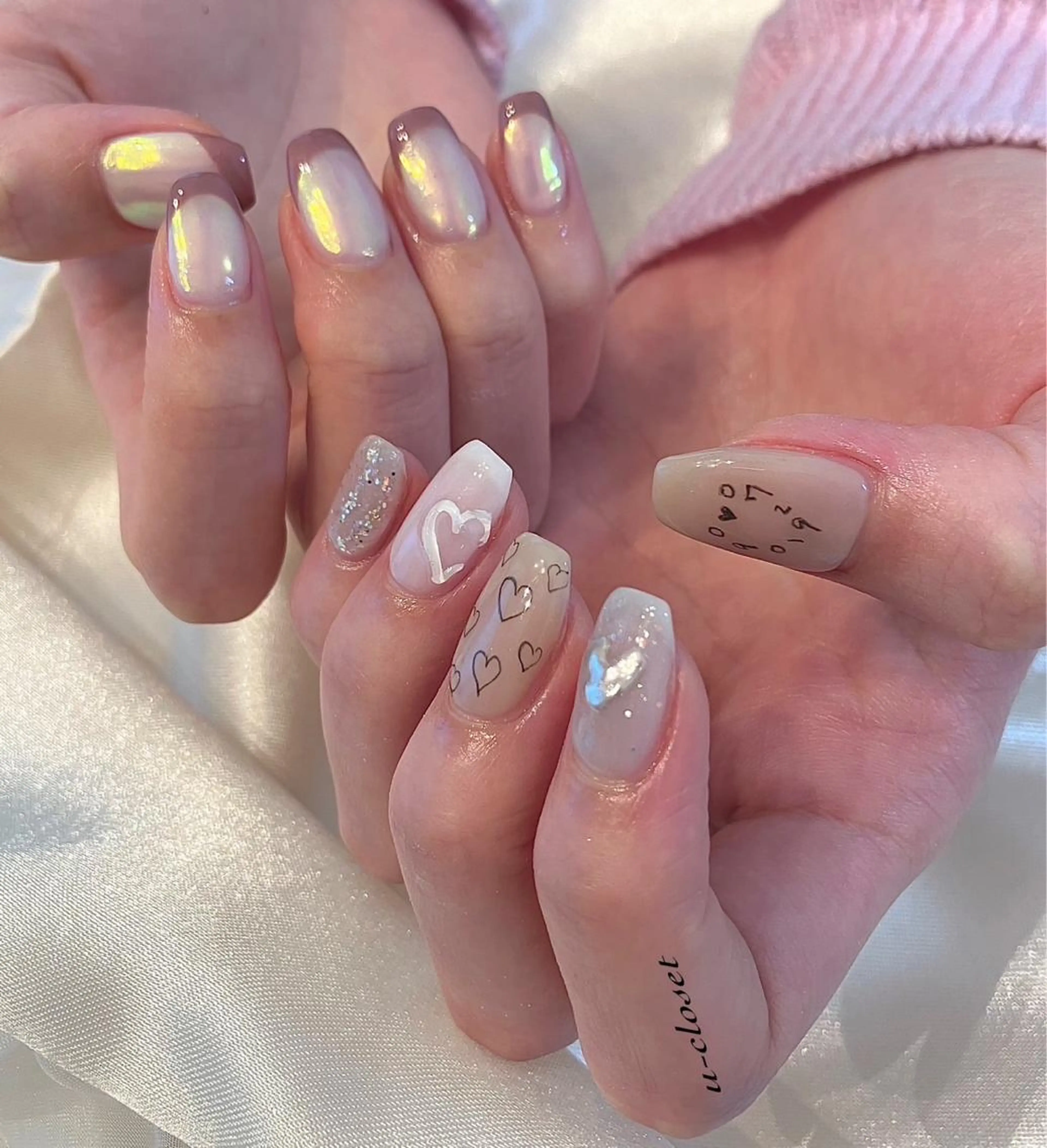 ネイル ハンドネイル u closetのネイルデザイン