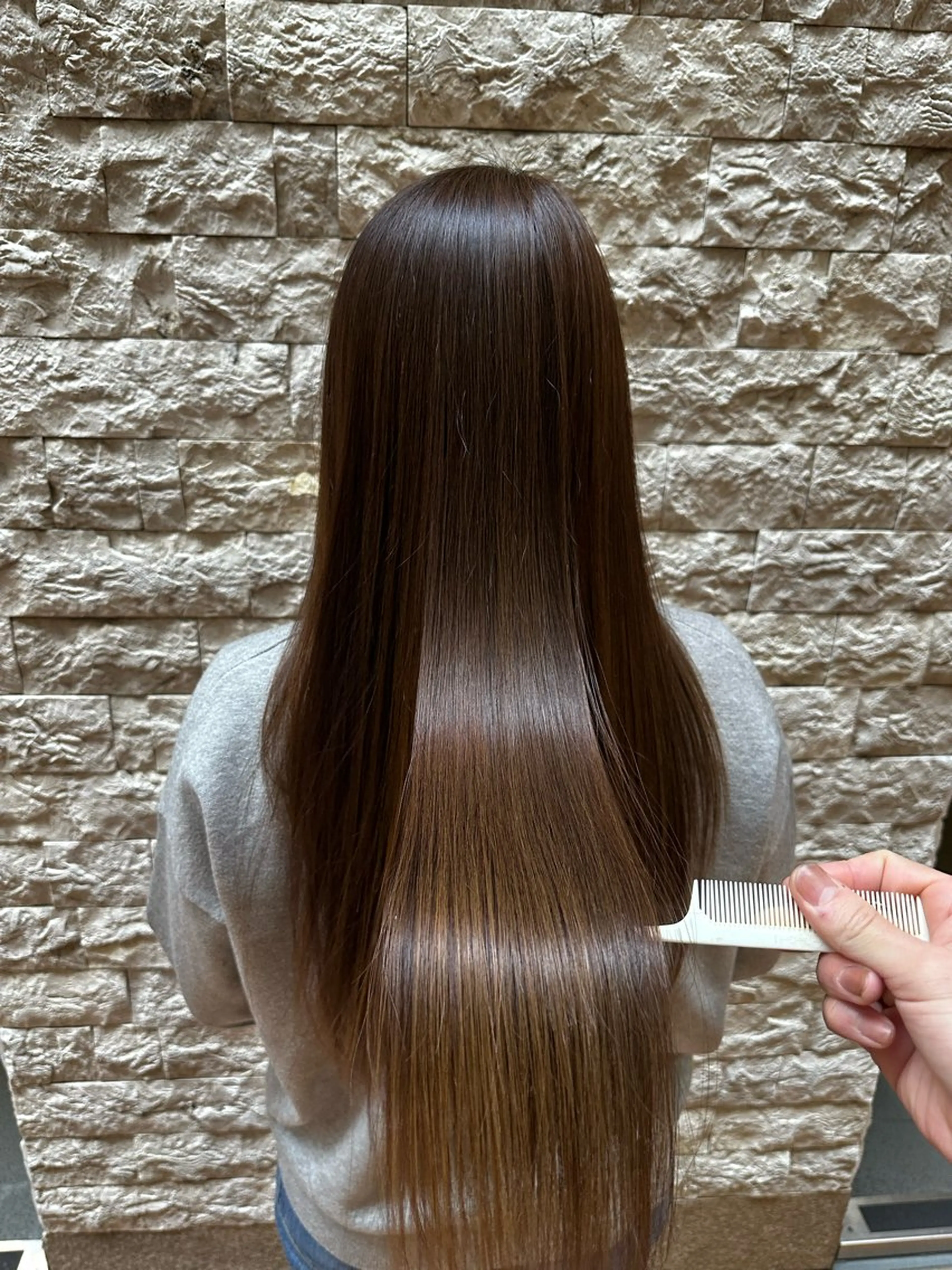 ロング 酸性ストレート 早坂 匠/酸性ストレートのヘアスタイル