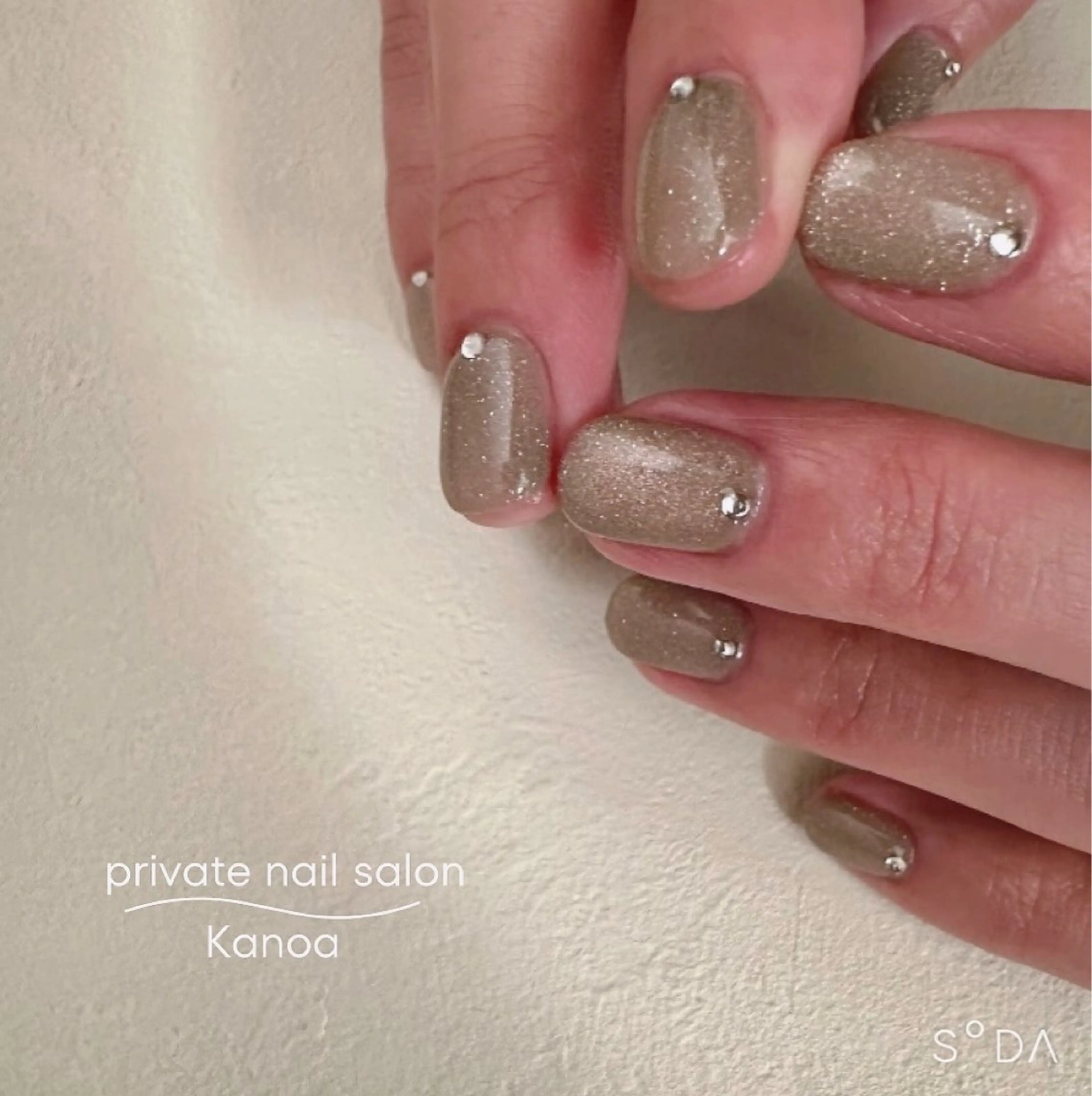 ネイル フラッシュネイル マグネットネイル ハンドネイル megu_ kanoanailのネイルデザイン