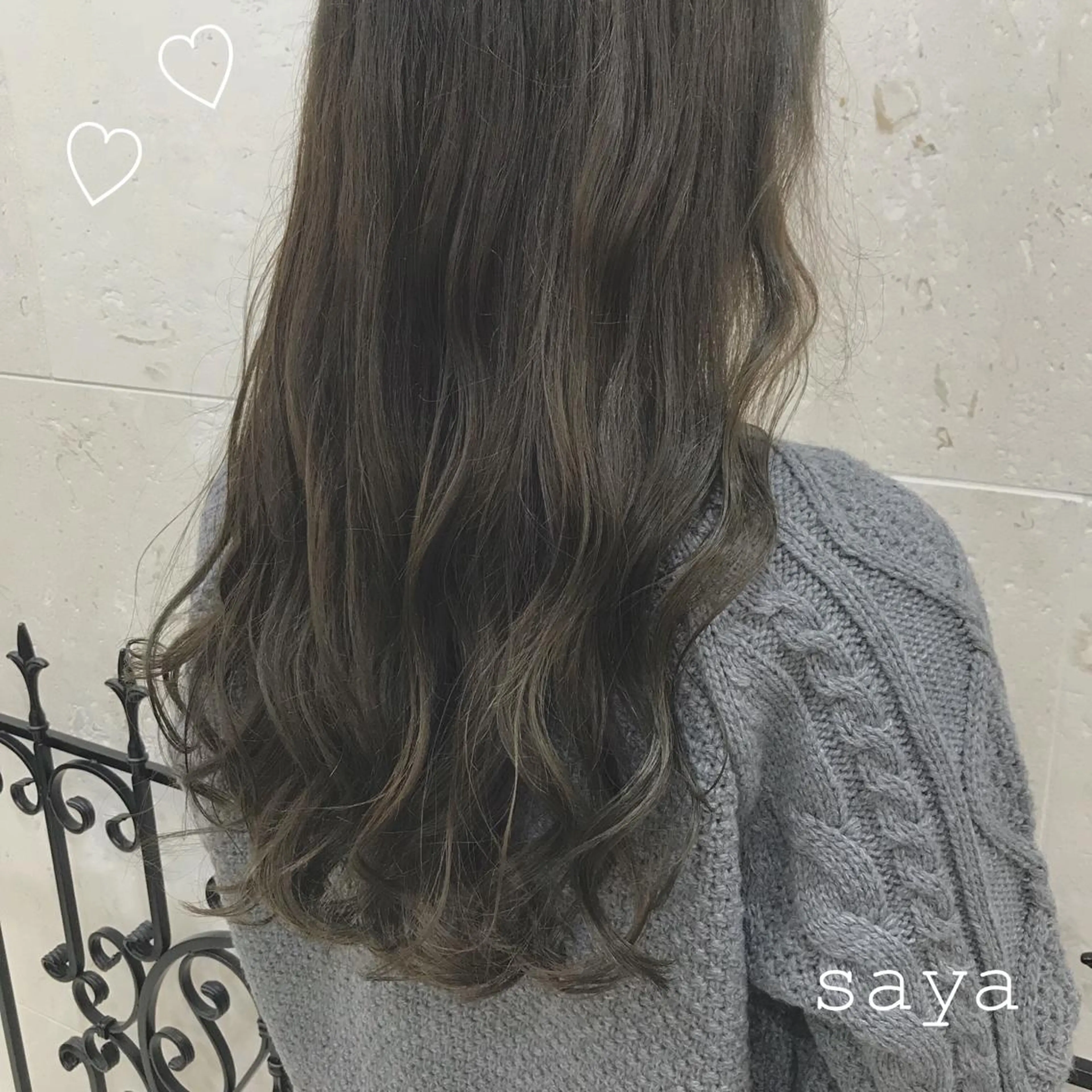 ロング カラー カット ヘアカラー トリートメント 💘カラー人気No. 1💘SAYAのヘアスタイル