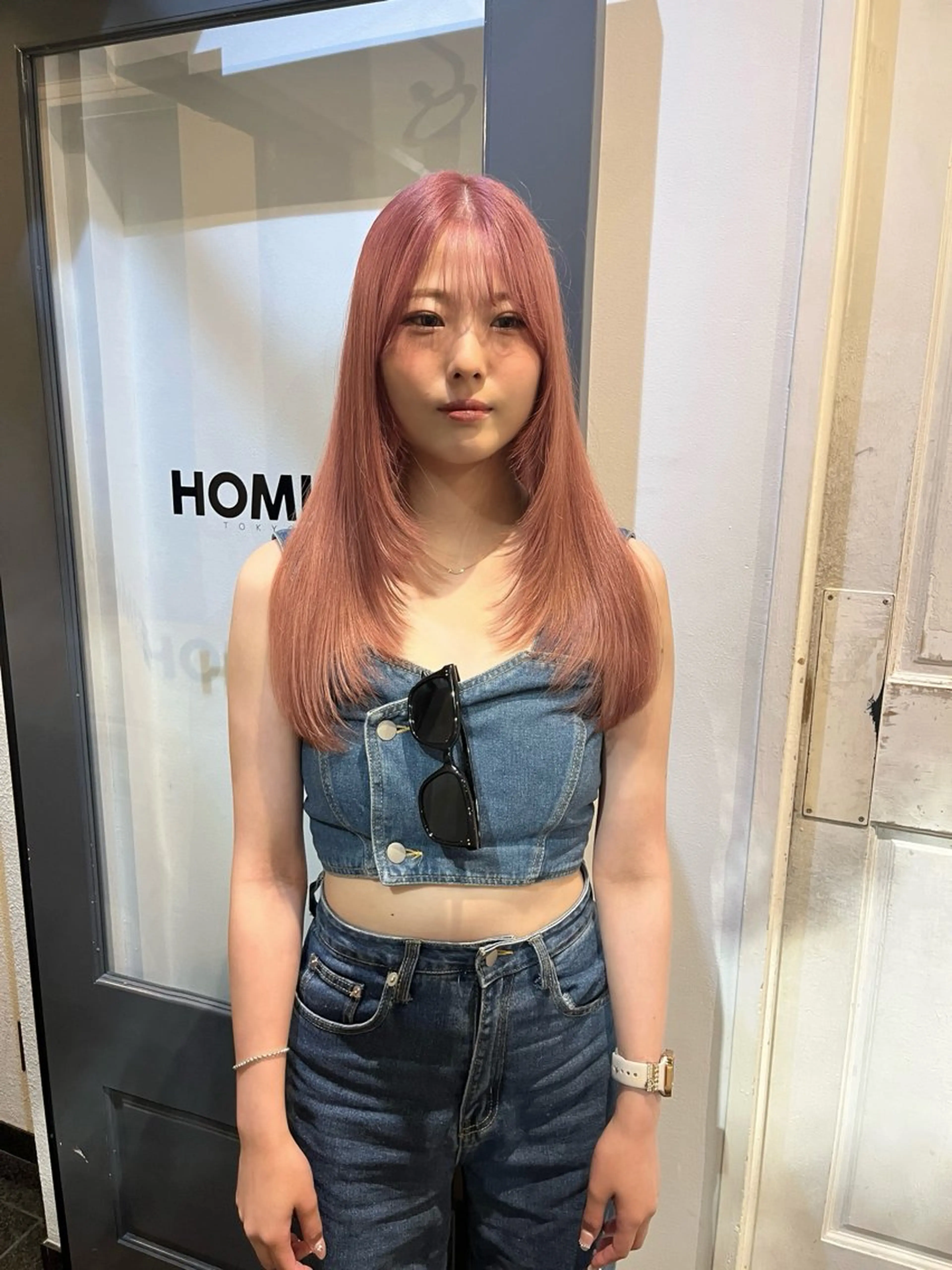 ロング カラー HOMIE TOKYO所属・sora / 渋谷 / ハイトーンのヘアスタイル