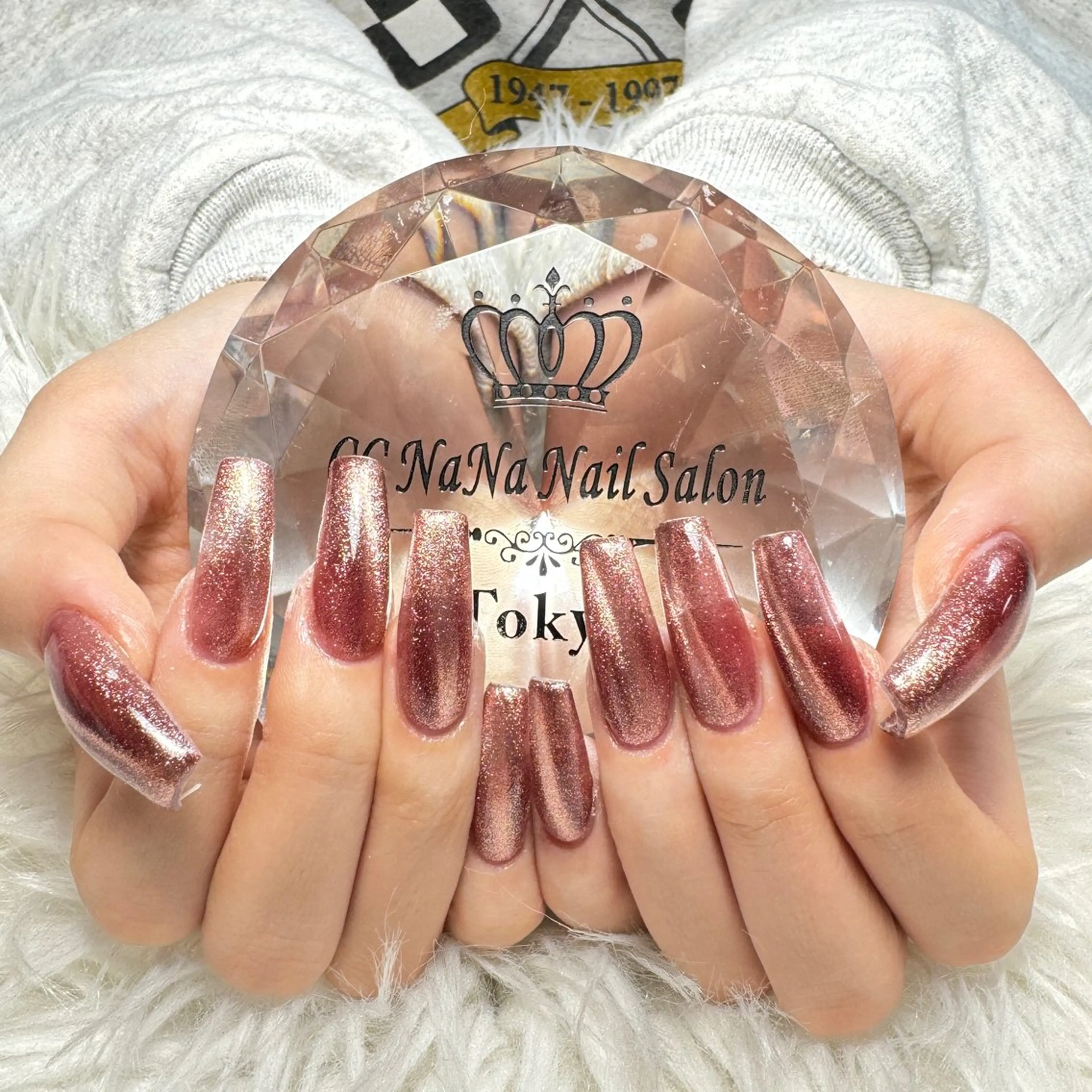 ネイル ハンドネイル 💎CC・NaNa 韓国風ネイル🌙Cのネイルデザイン
