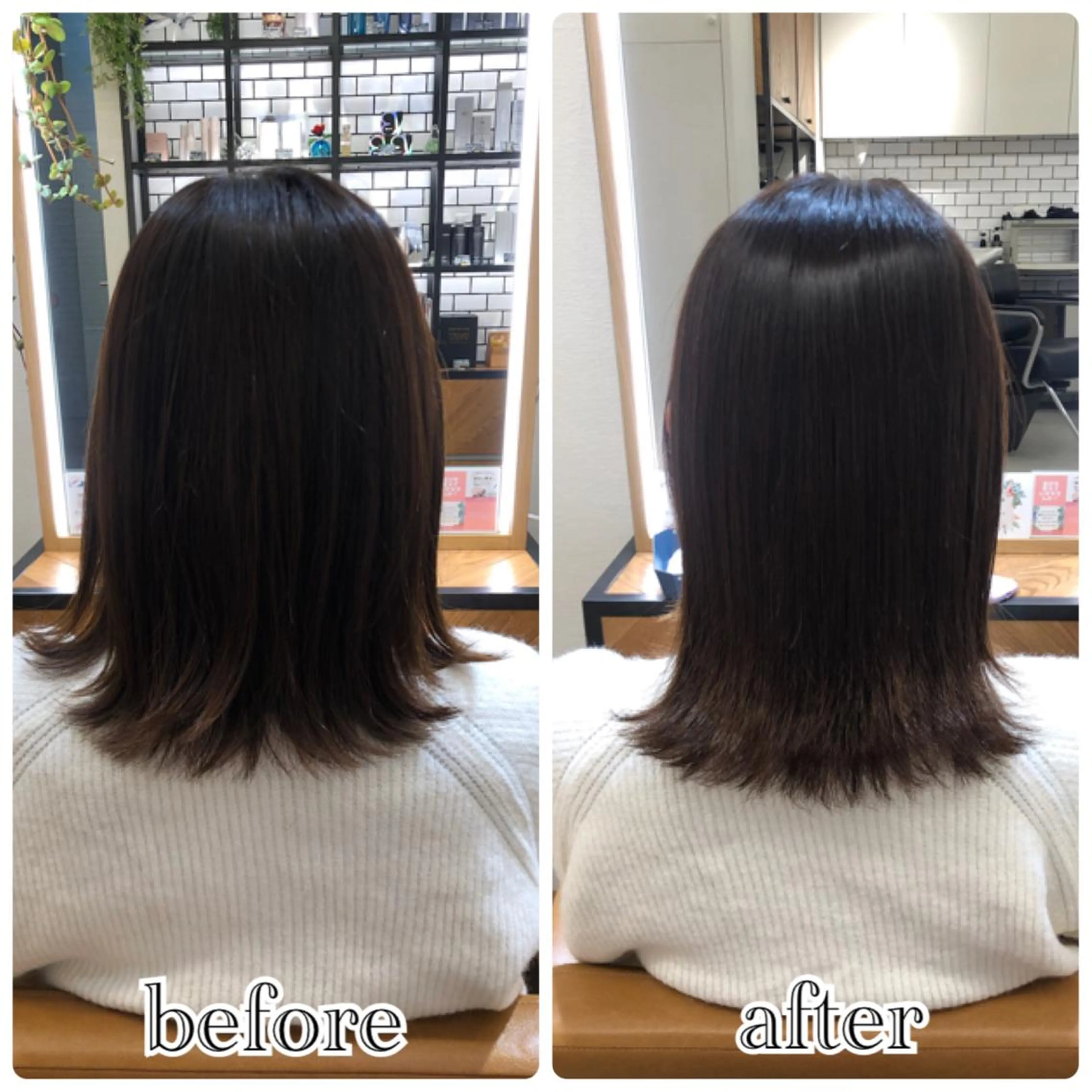 ミディアム トリートメント elements所属・榎 菜摘のヘアスタイル