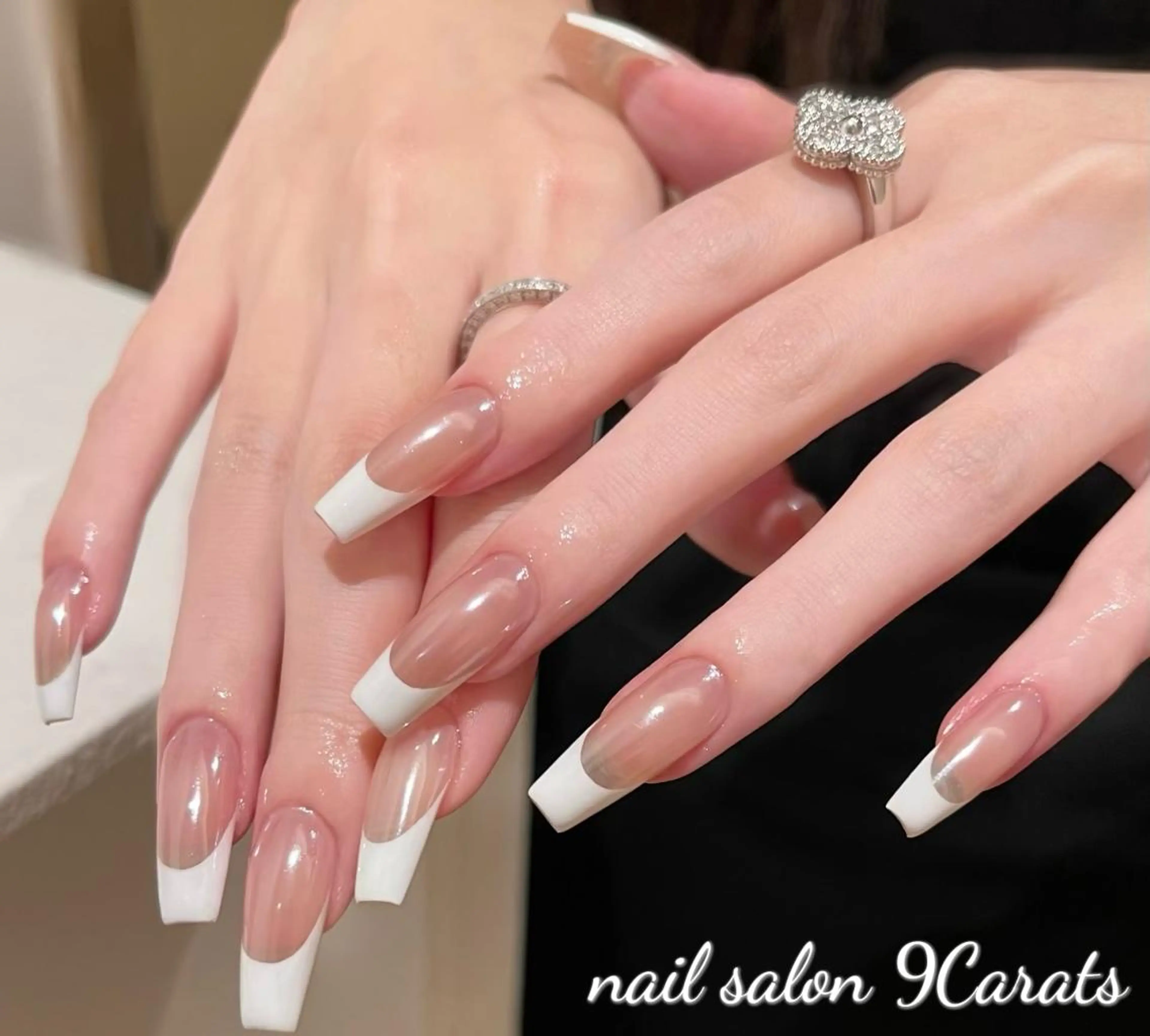 ネイル 💜ワンホンネイル ナインカラット💎のネイルデザイン