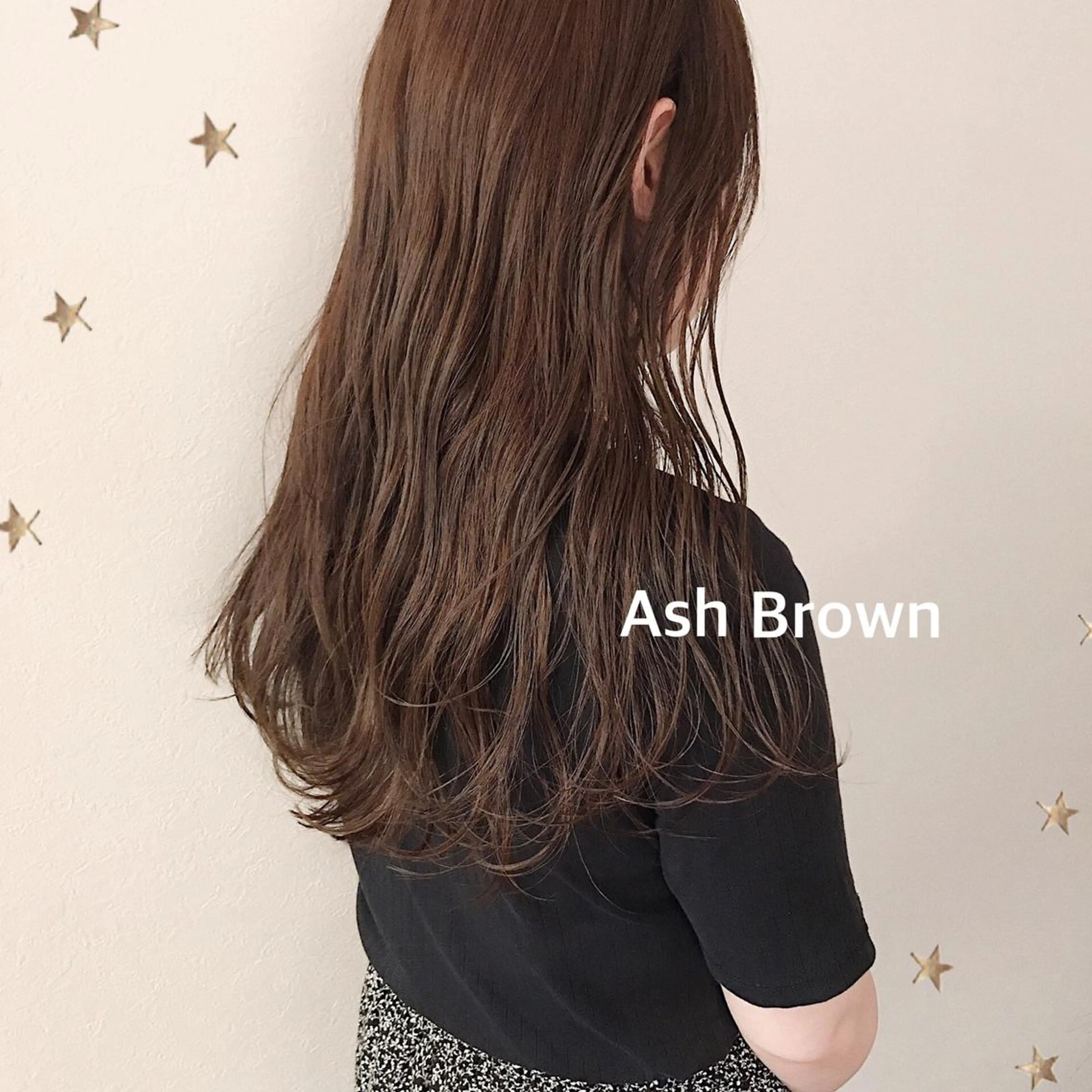 ロング カラー カット ヘアカラー 市川 千夏のヘアスタイル