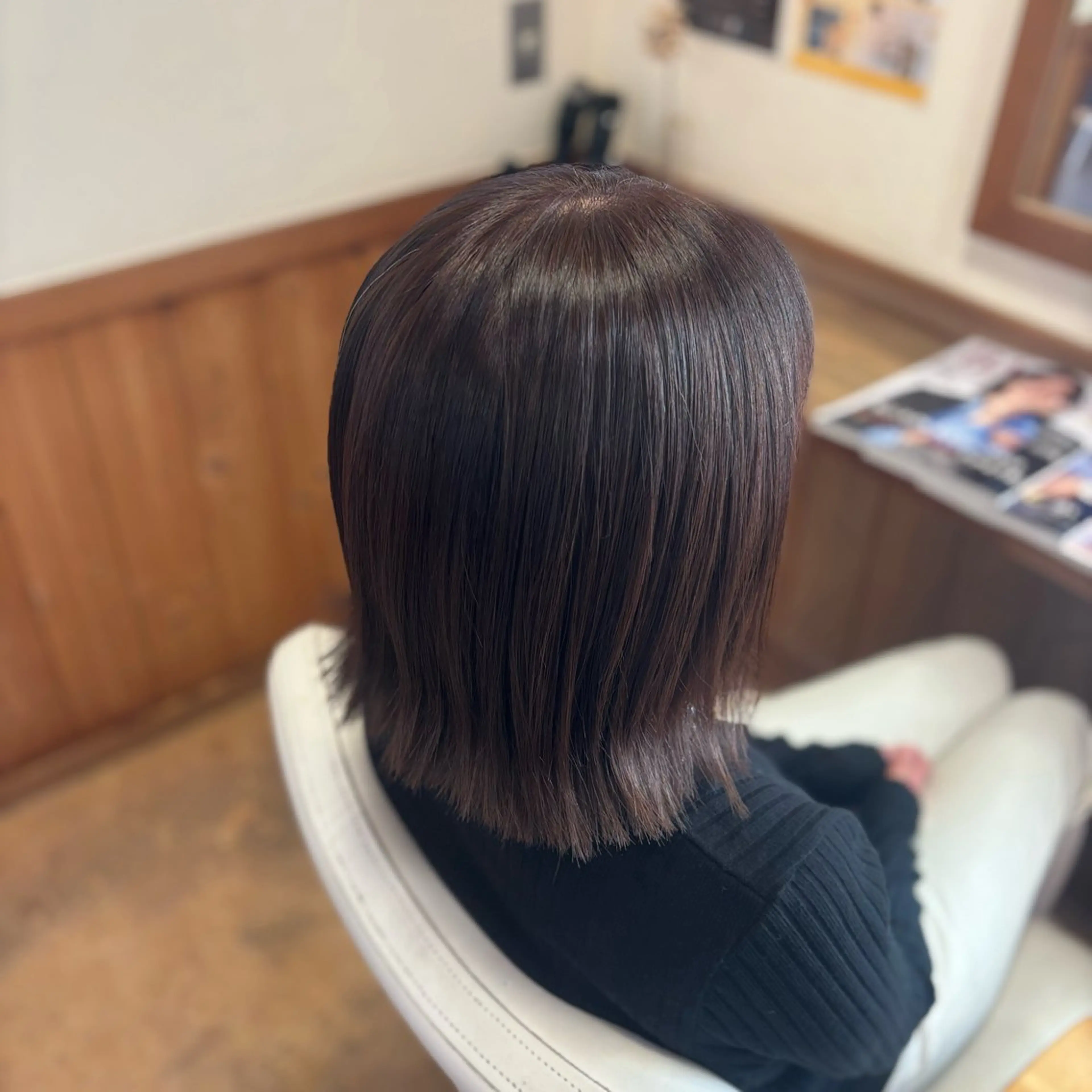 カラー Beam 深澤のヘアスタイル