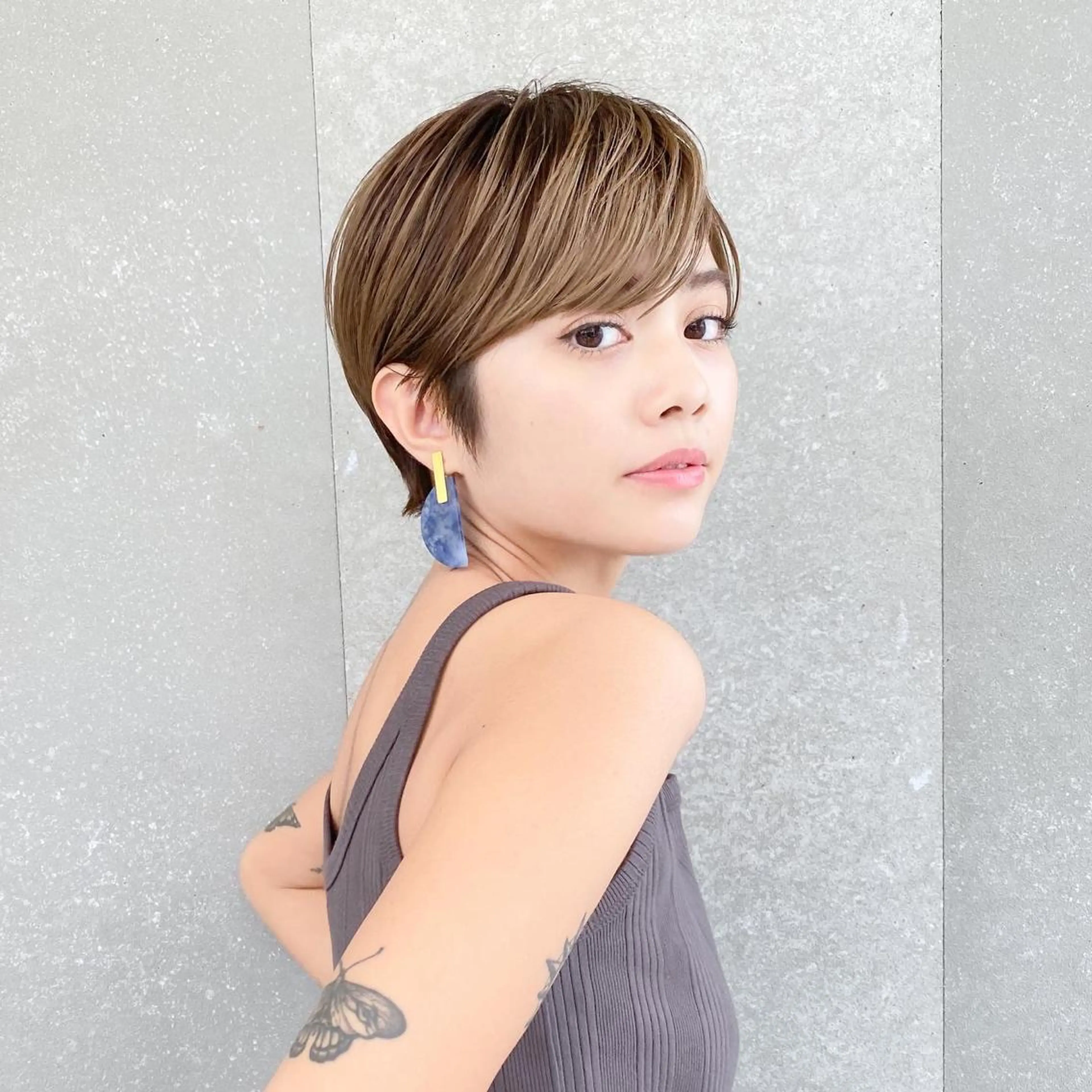 🌈カット+ダブルカラー+スチームトリートメント🌟透明感カラー😊ハイトーン⭕️ブロンド✨ピンクベージュ✨グレージュ✨の写真