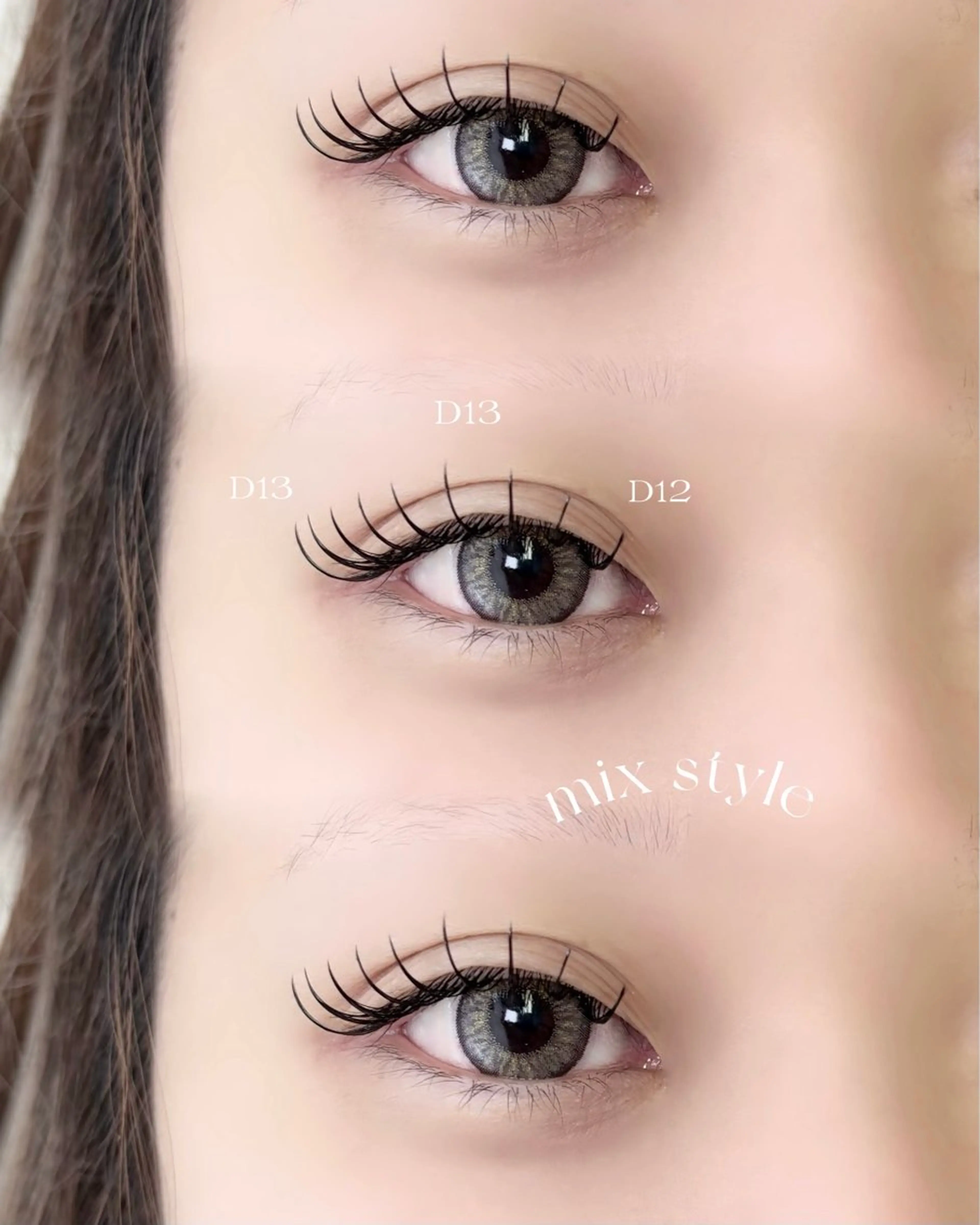 マツエク・マツパ マツエク RUNON 🎀 大阪福島 SeneLのマツエク・マツパデザイン