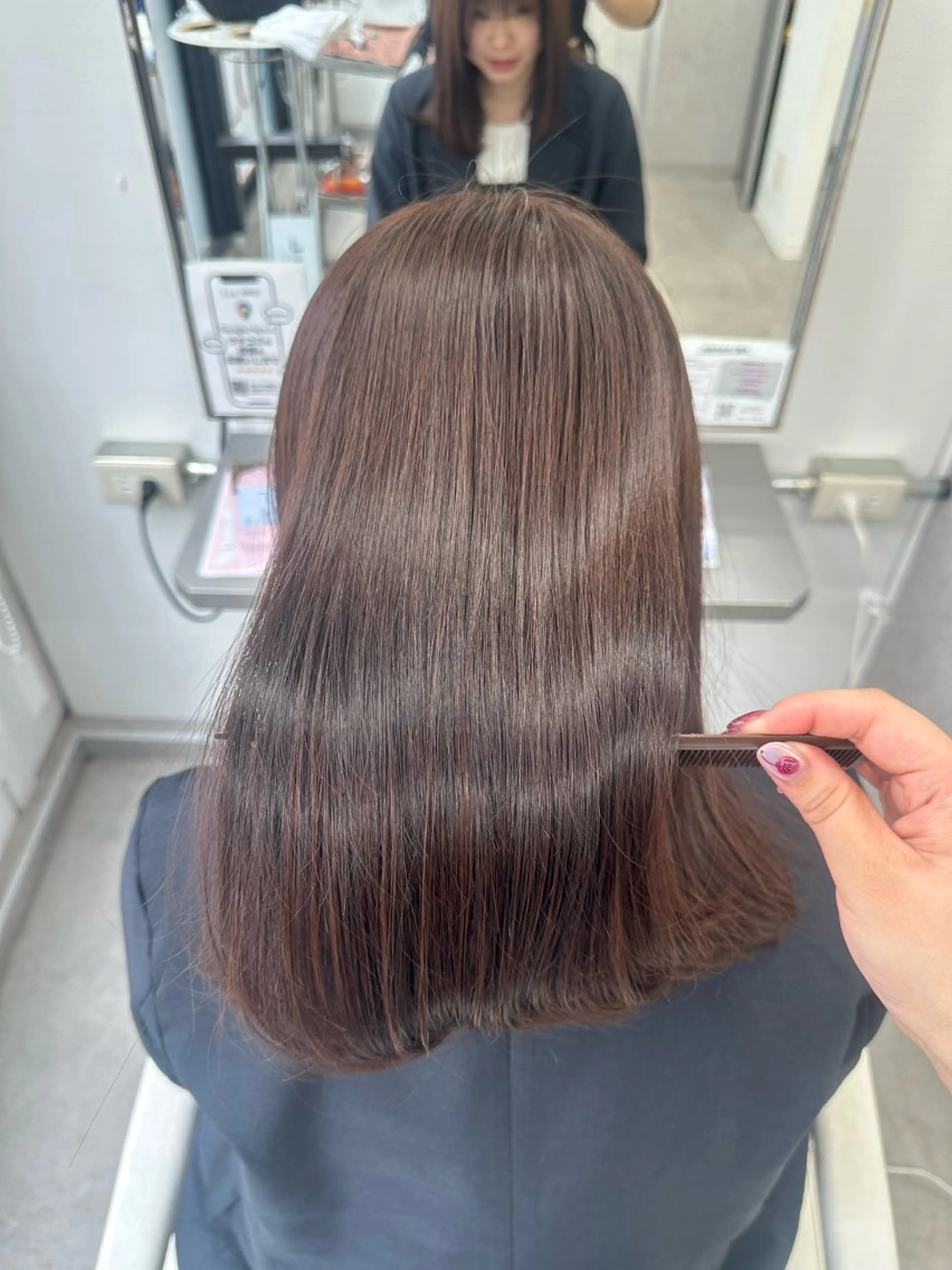 セミロング カラー ブラウンカラー 🌟モデル募集 /さら🩷のヘアスタイル