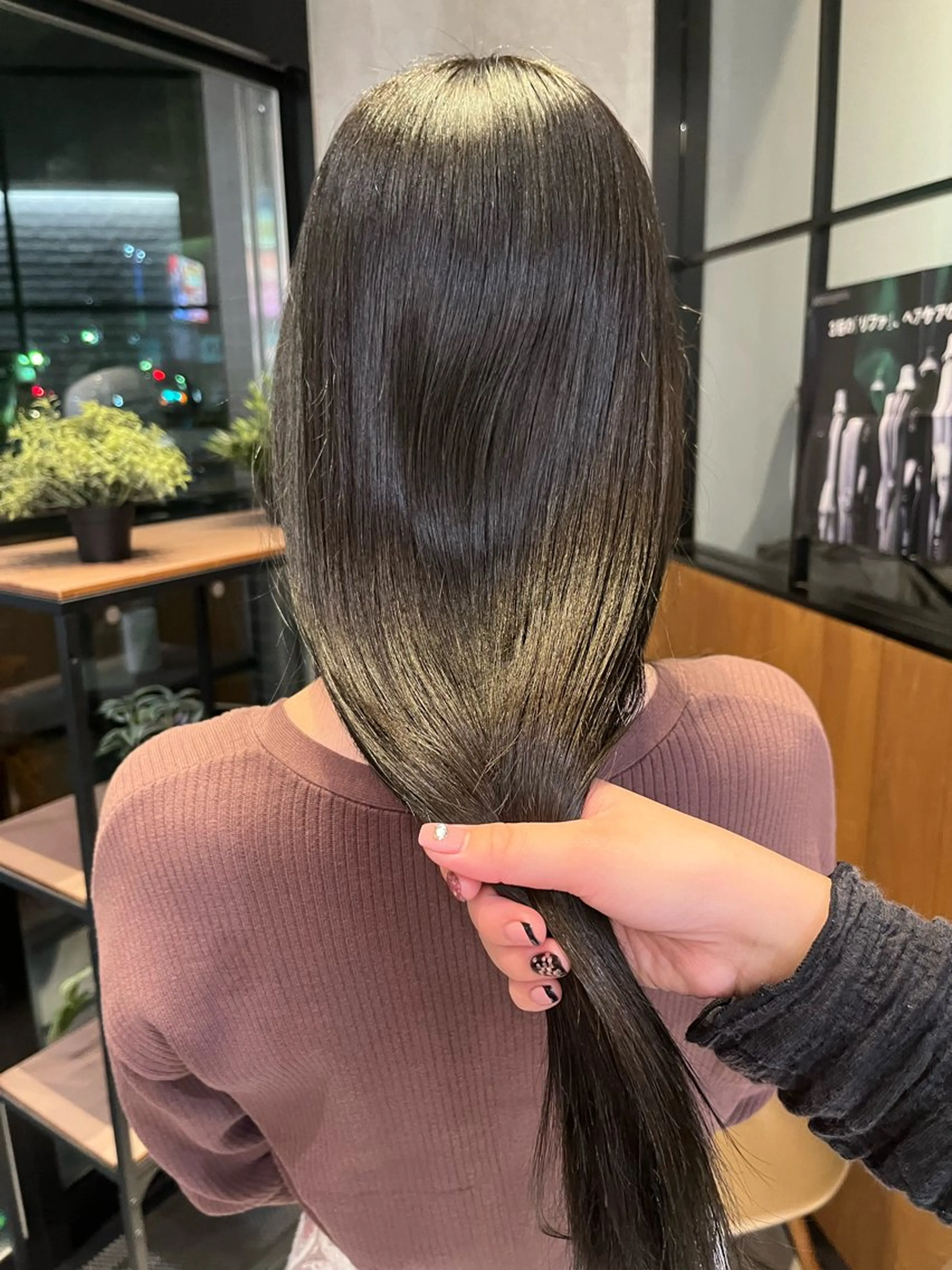 ロング カラー yuuri🎀/大宮 /韓国ヘア/レイヤーのヘアスタイル