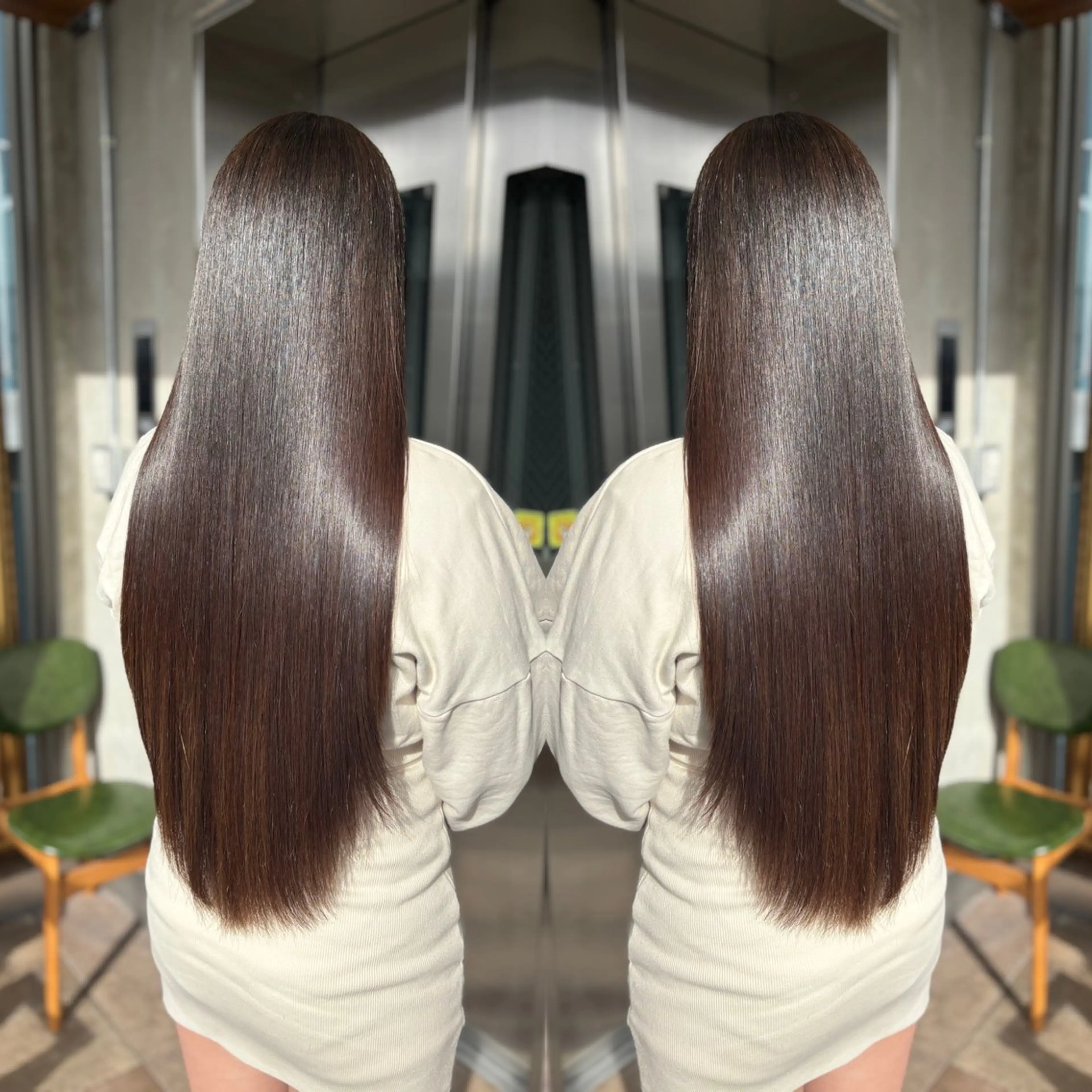 ロング 髪質改善 トリートメント ♡髪質改善ストレート 清水歩美♡のヘアスタイル