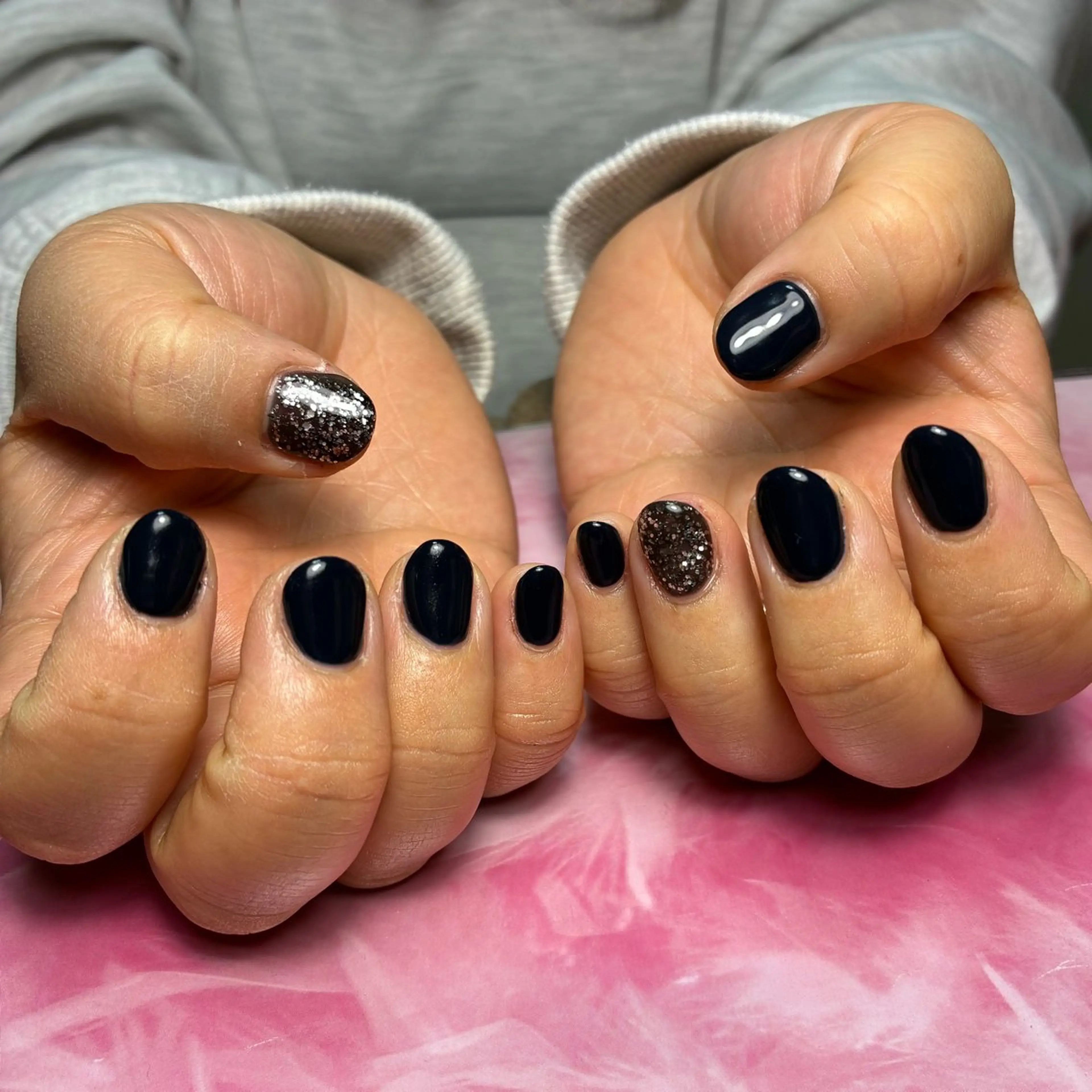 ショート ハンドネイル hs nail salonのネイルデザイン