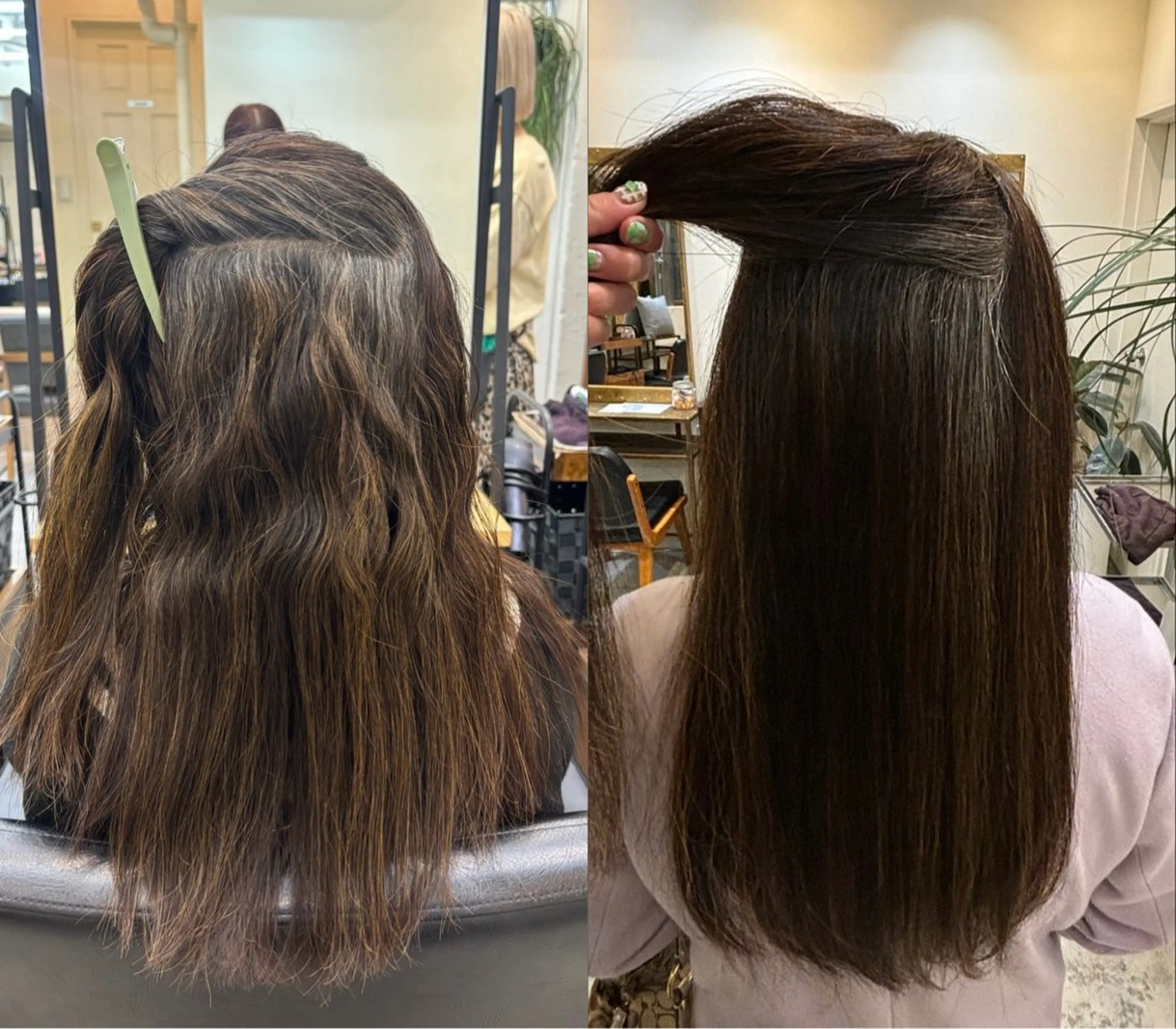 小山　綾奈 ロングカットのヘアスタイル