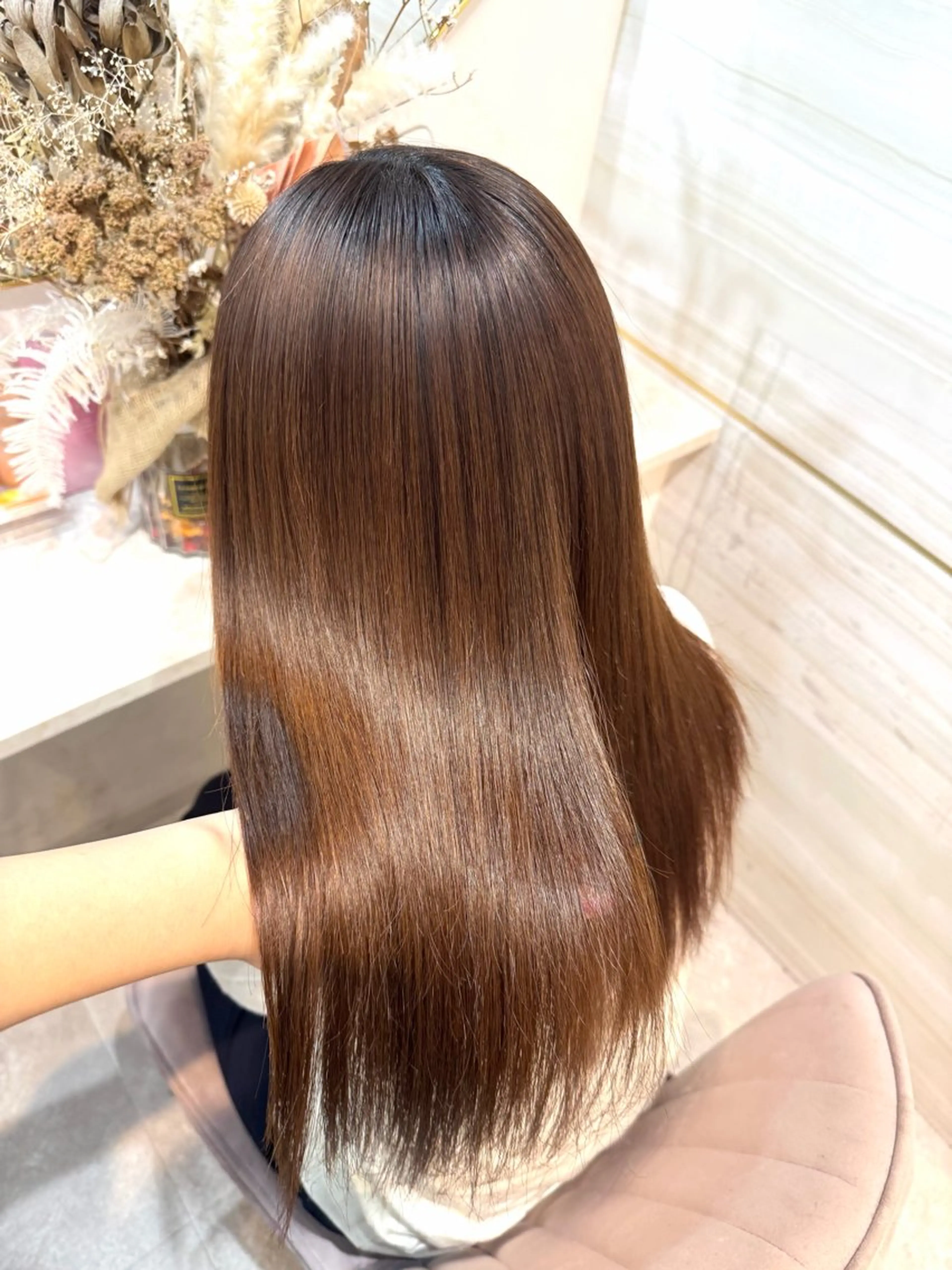 ロング カラー ヘアカラー トリートメント 🩶鈴木茉奈🩶艶髪 /透明感/暖色カラーのヘアスタイル