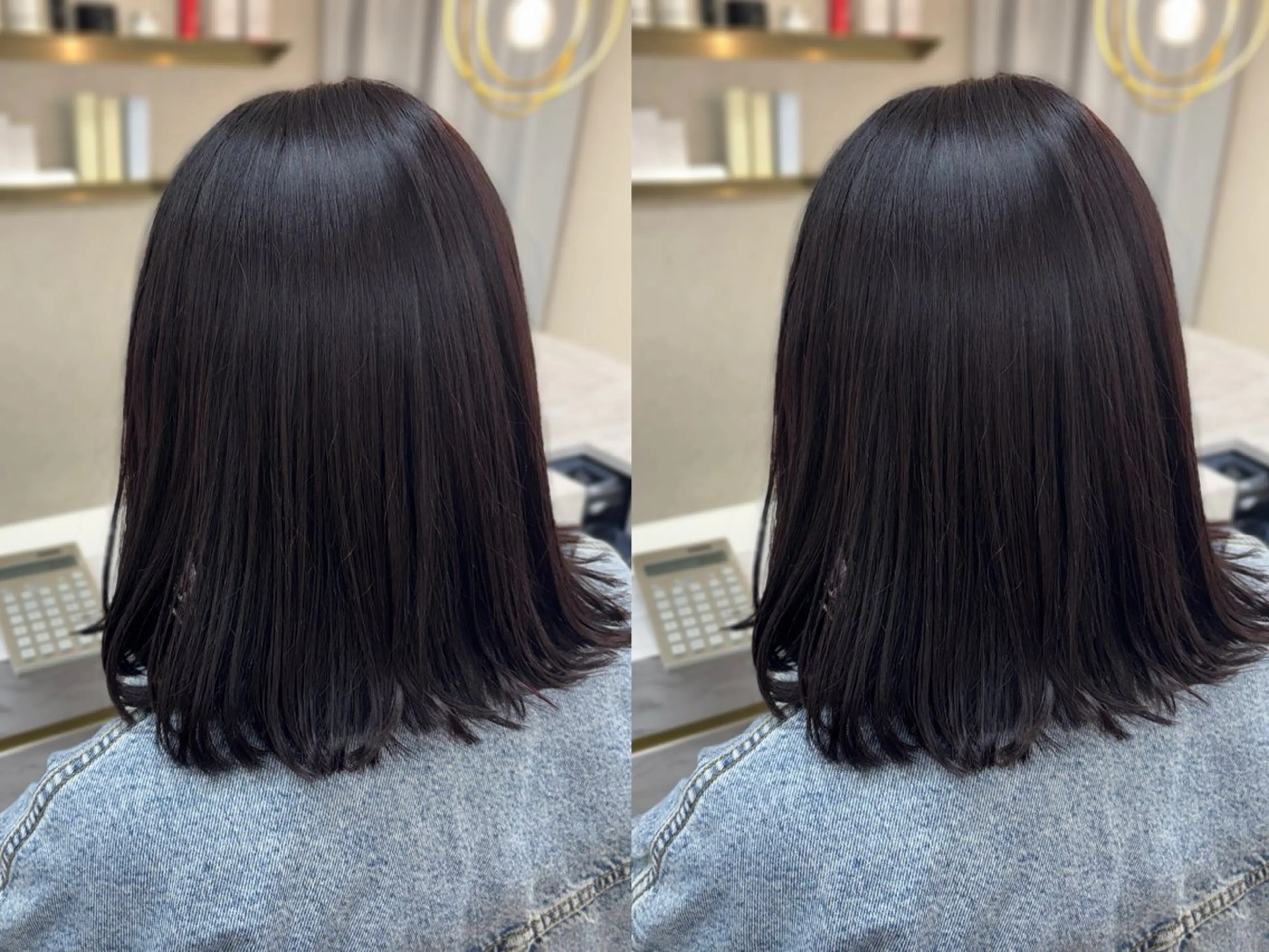 ミディアム 縮毛矯正/艶カラー asuka🫧のヘアスタイル