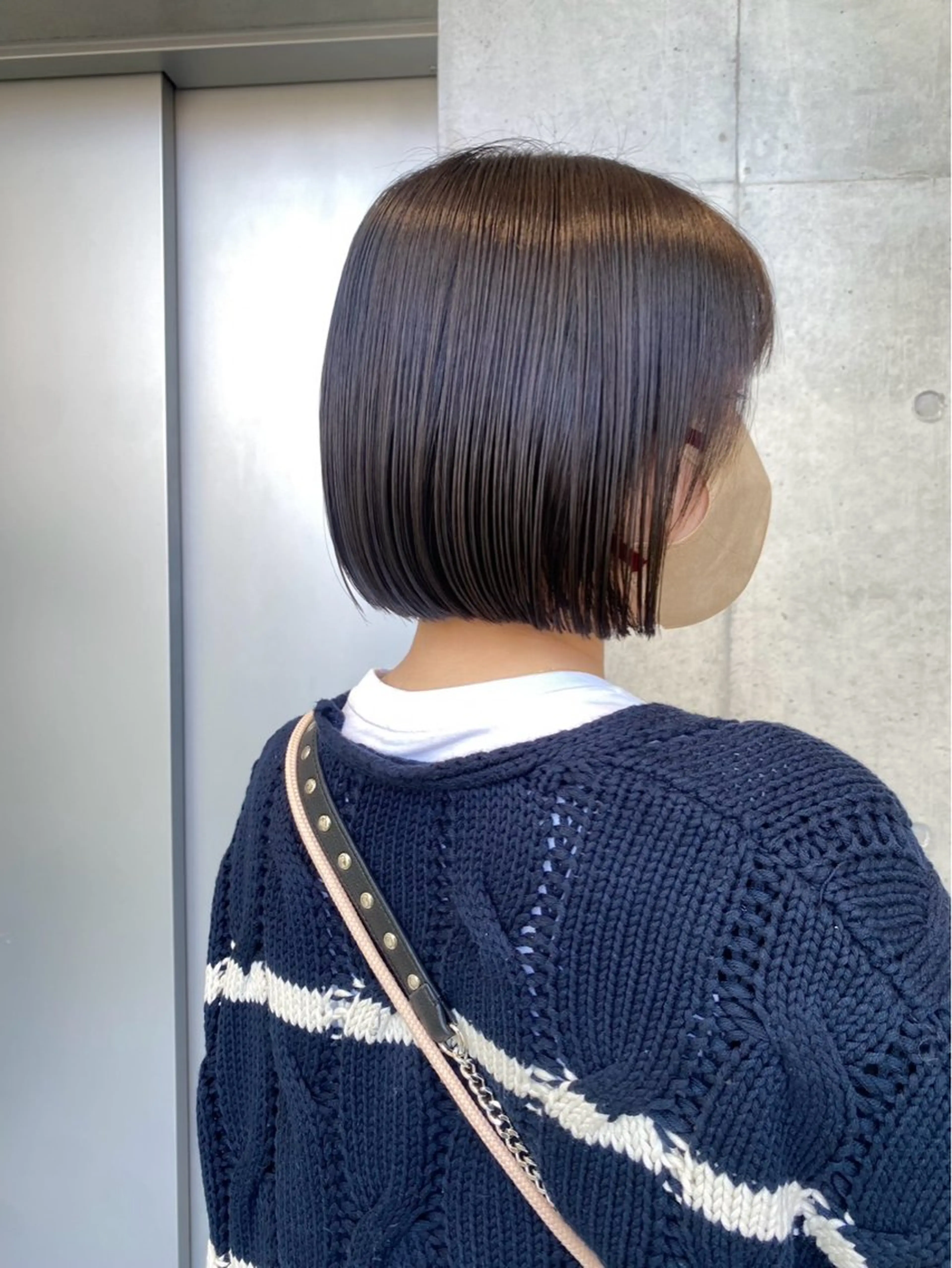 ミディアム カット 縮毛矯正 トリートメント ♥️ボブ/ブリーチ なしカラー/mahoのヘアスタイル